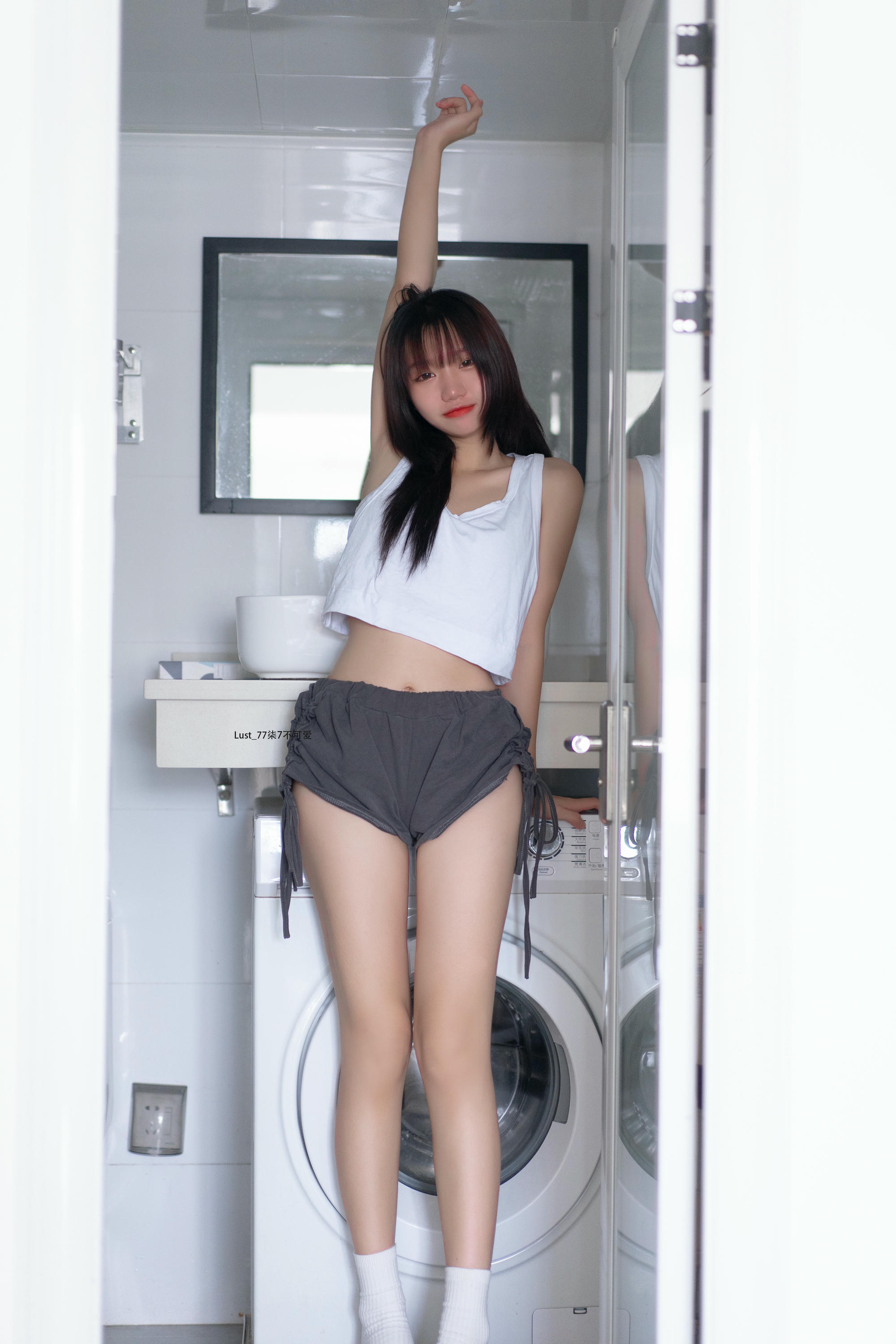 柒柒要乖哦 NO.040 柒柒不可爱 初恋背心 [117P-1.60GB]_第1集