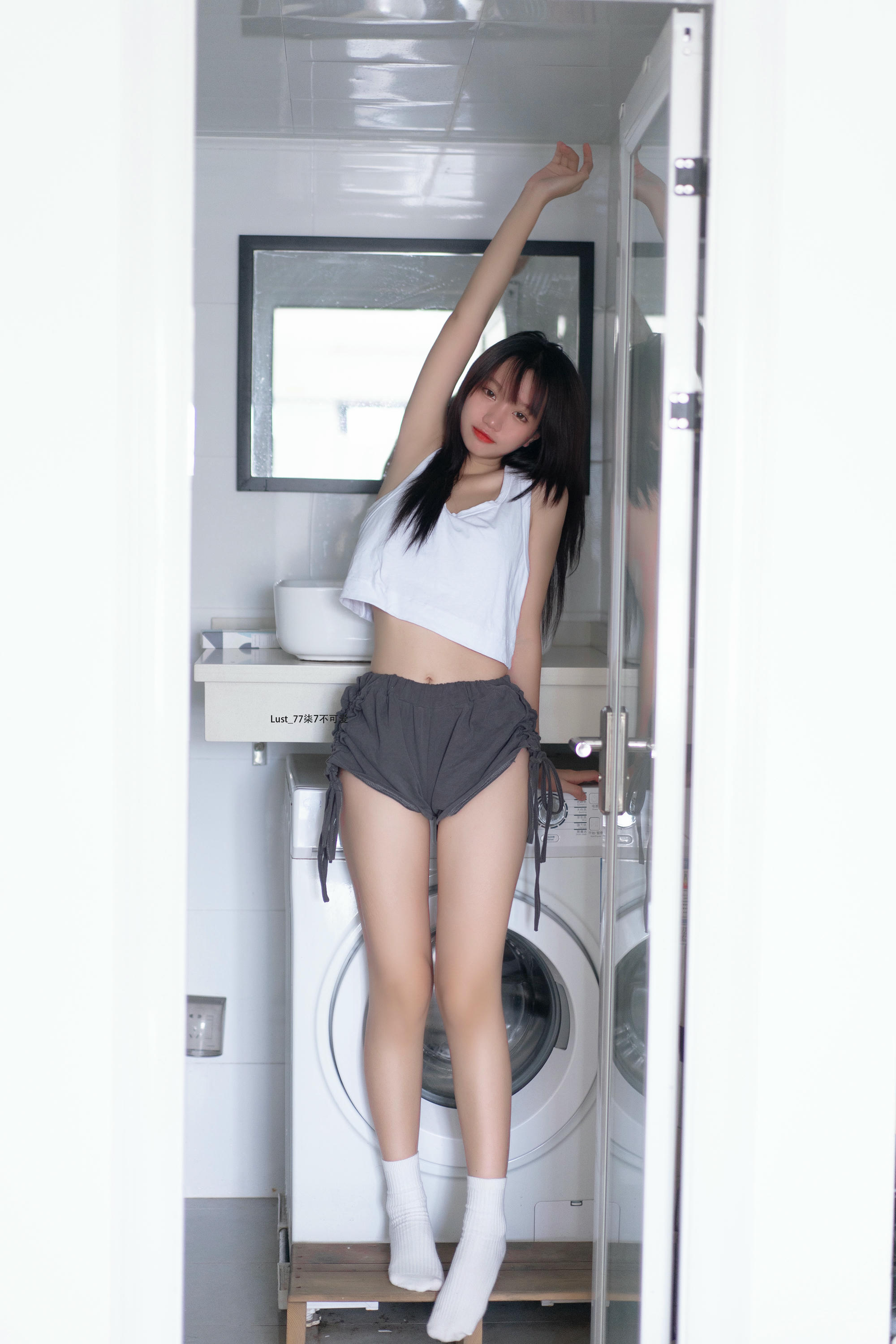 柒柒要乖哦 NO.040 柒柒不可爱 初恋背心 [117P-1.60GB]_第1集