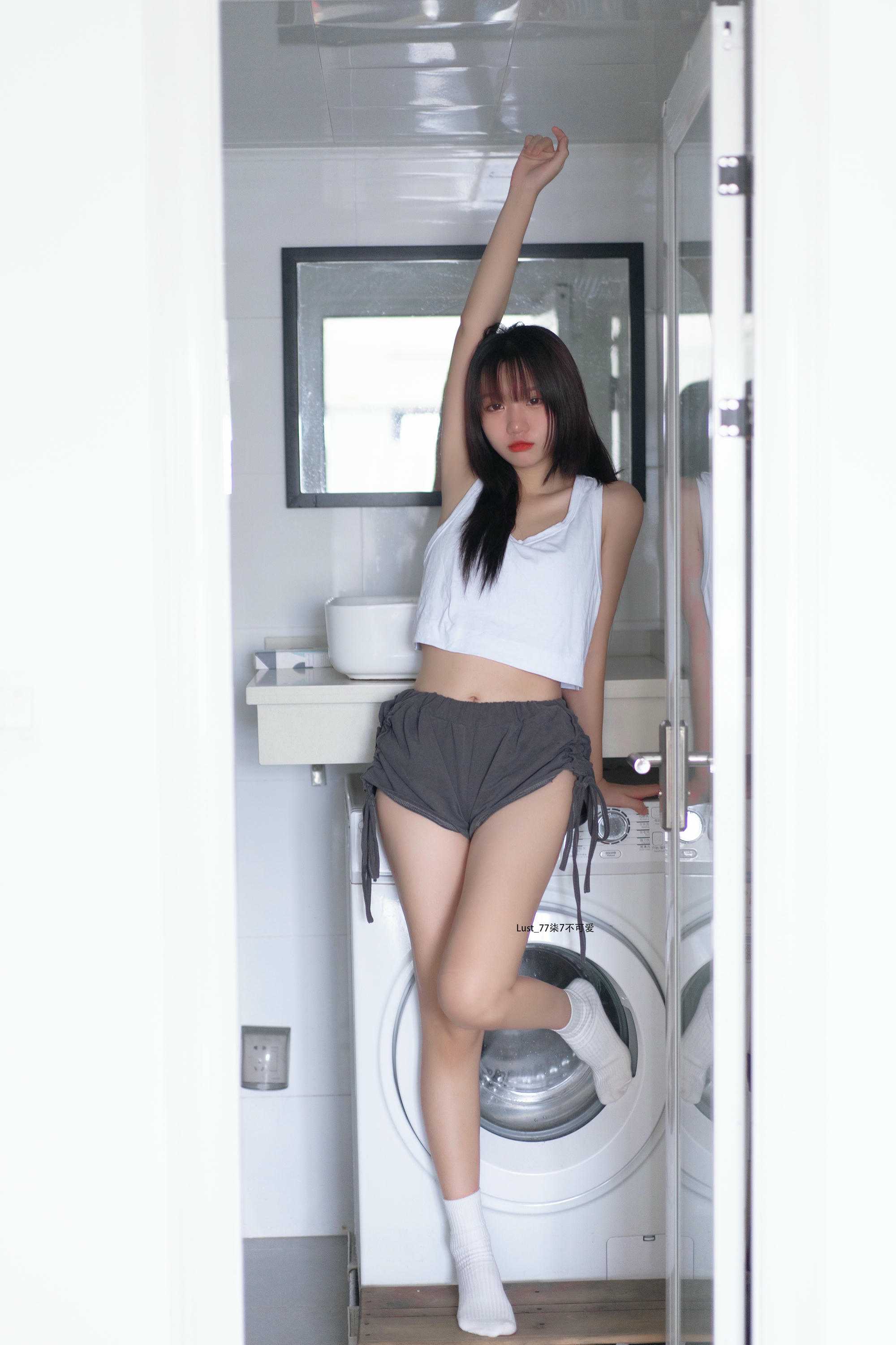 柒柒要乖哦 NO.040 柒柒不可爱 初恋背心 [117P-1.60GB]_第1集