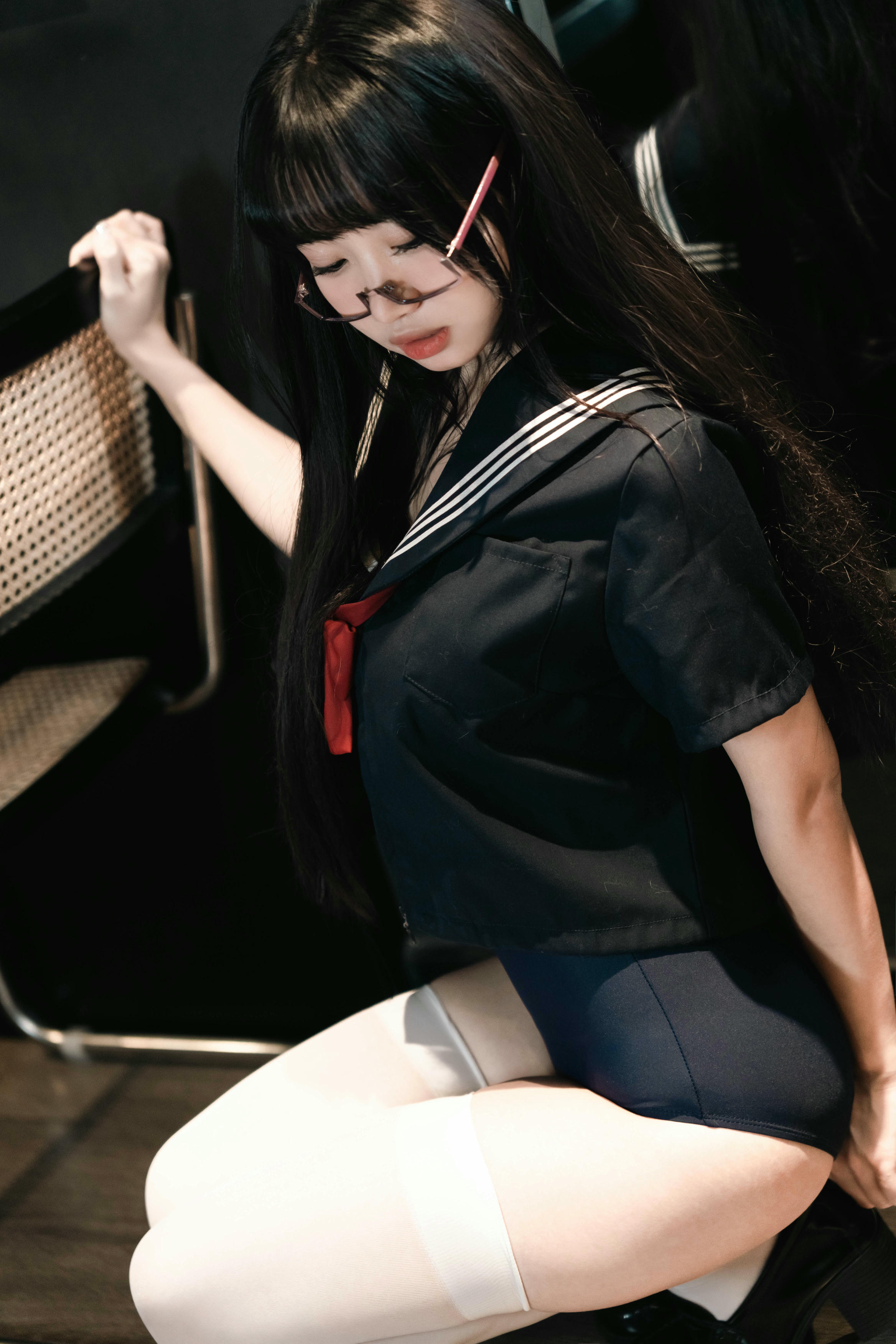 柒柒要乖哦 NO.047 白丝死库水 [140P-1.11GB]_第3集