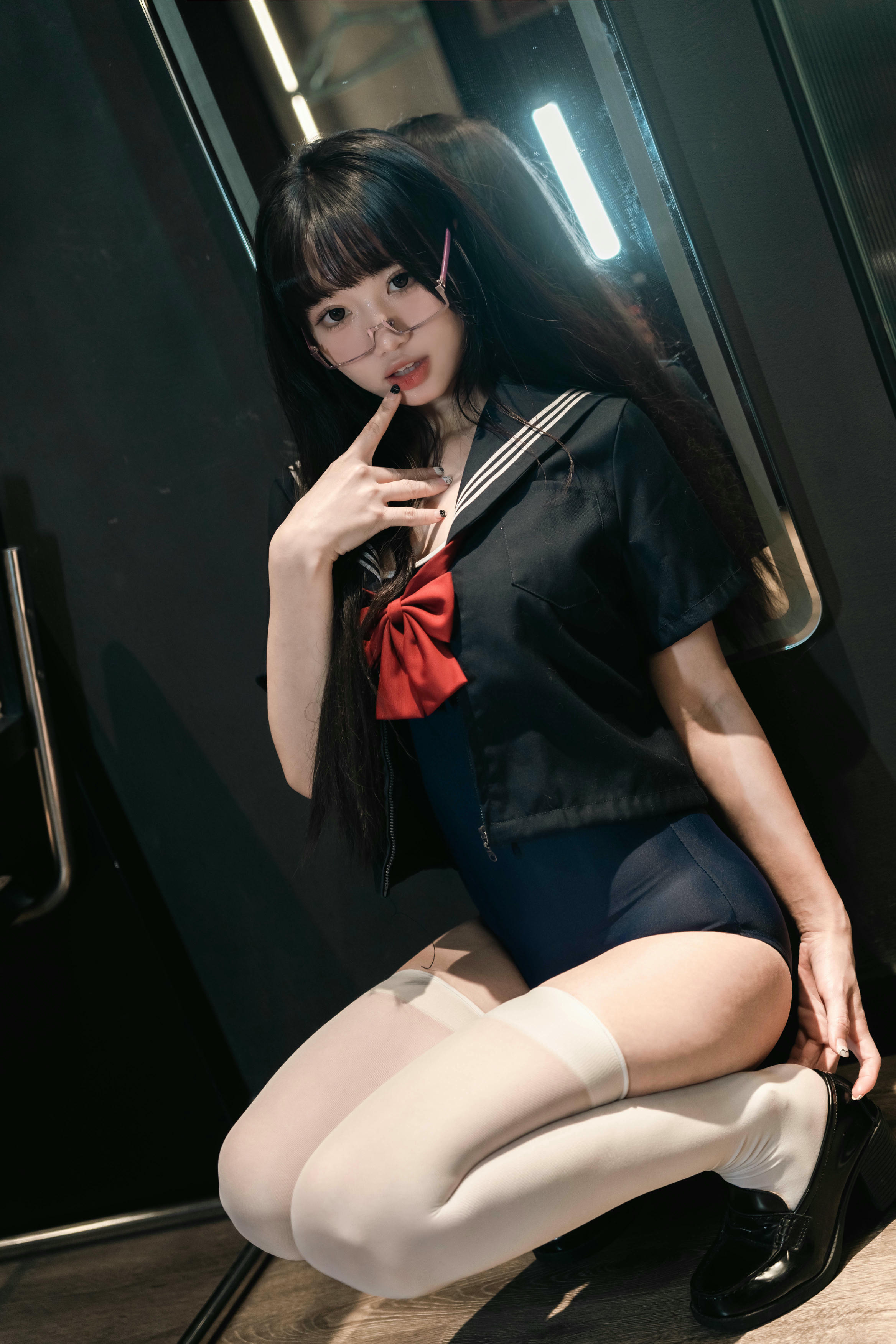 柒柒要乖哦 NO.047 白丝死库水 [140P-1.11GB]_第3集