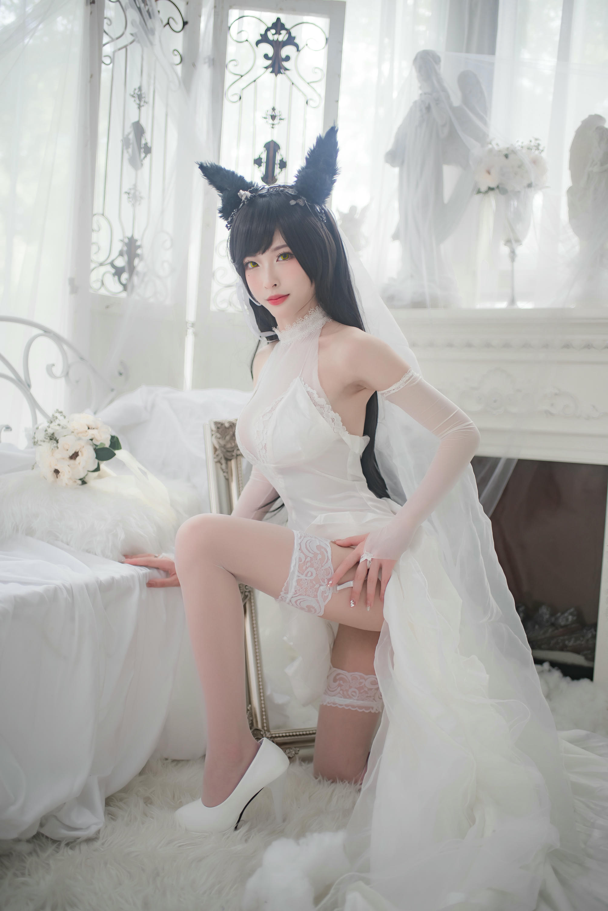 清水由乃 NO.014 爱宕婚纱 [49P1V-1.66GB]_第1集