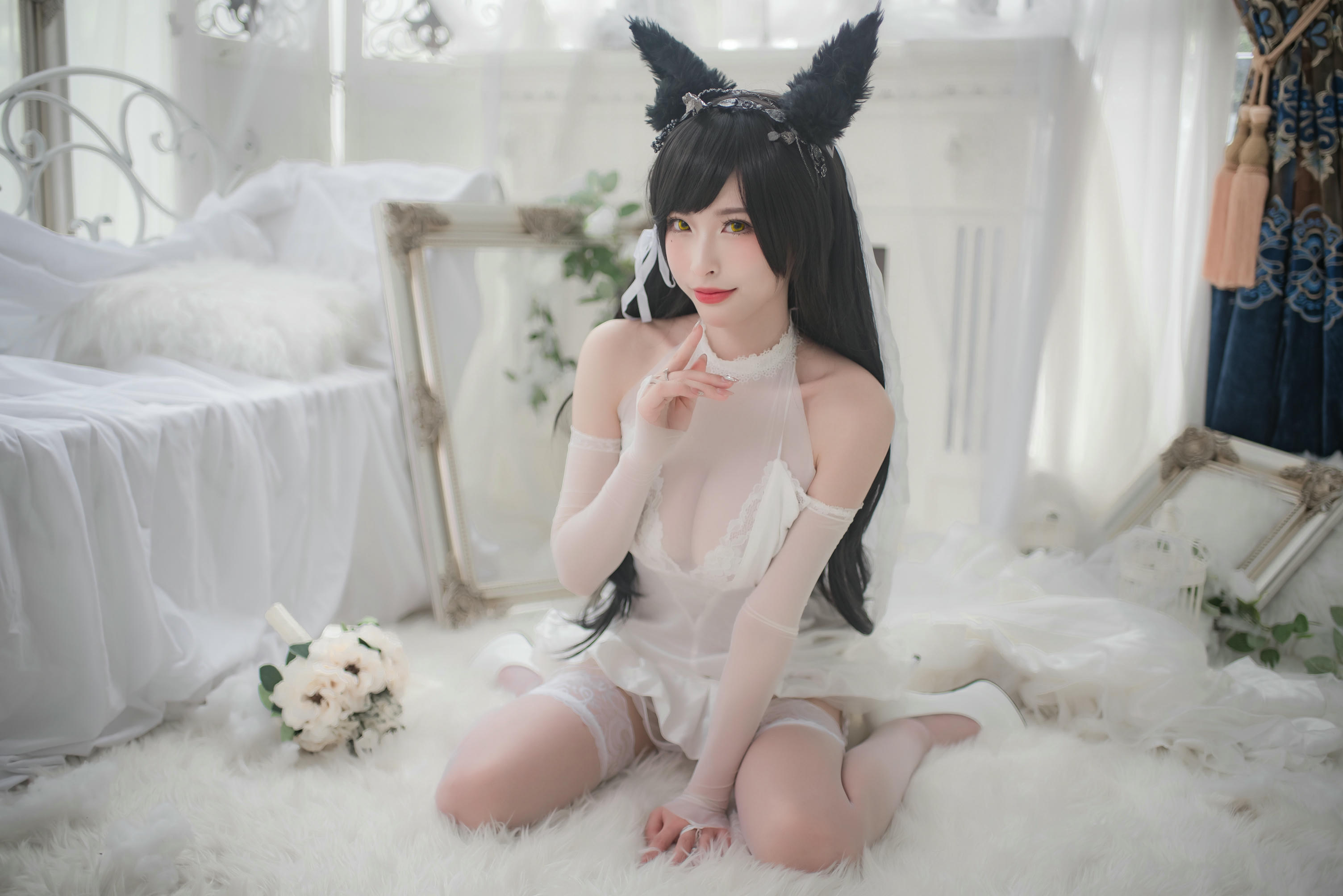 清水由乃 NO.014 爱宕婚纱 [49P1V-1.66GB]_第1集