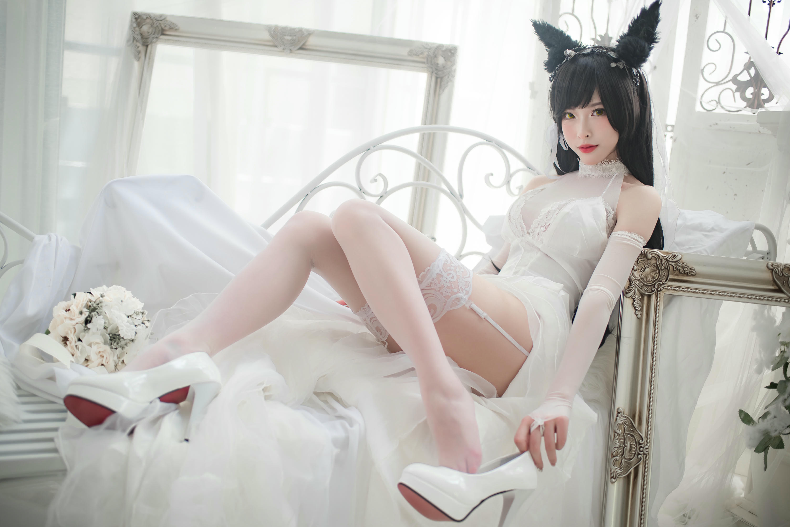 清水由乃 NO.014 爱宕婚纱 [49P1V-1.66GB]_第2集