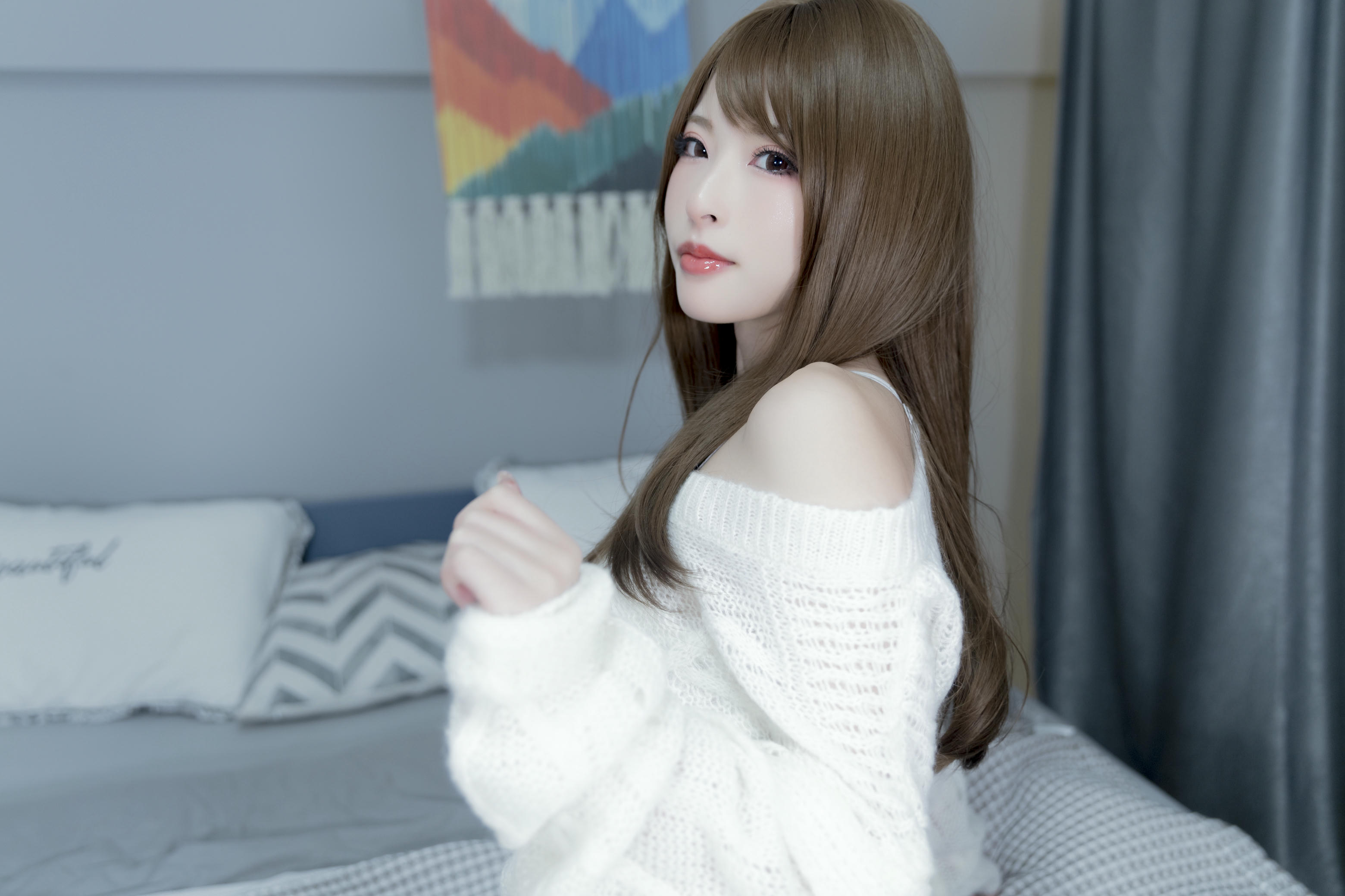 清水由乃 NO.016 黑丝毛衣 [42P1V-377MB]_第1集