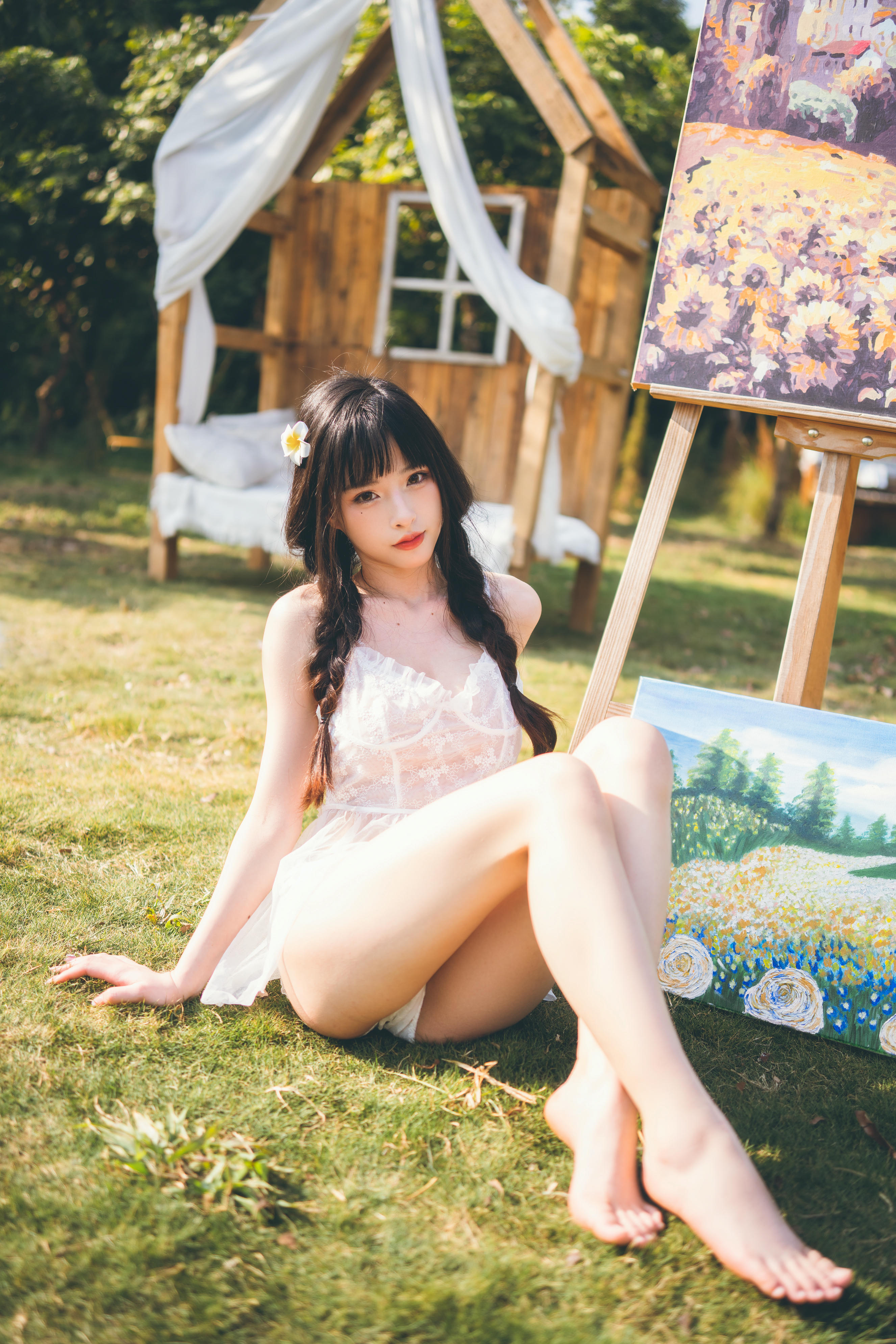 清水由乃 NO.021 田园蕾丝裙 [65P-2.66GB]_第1集