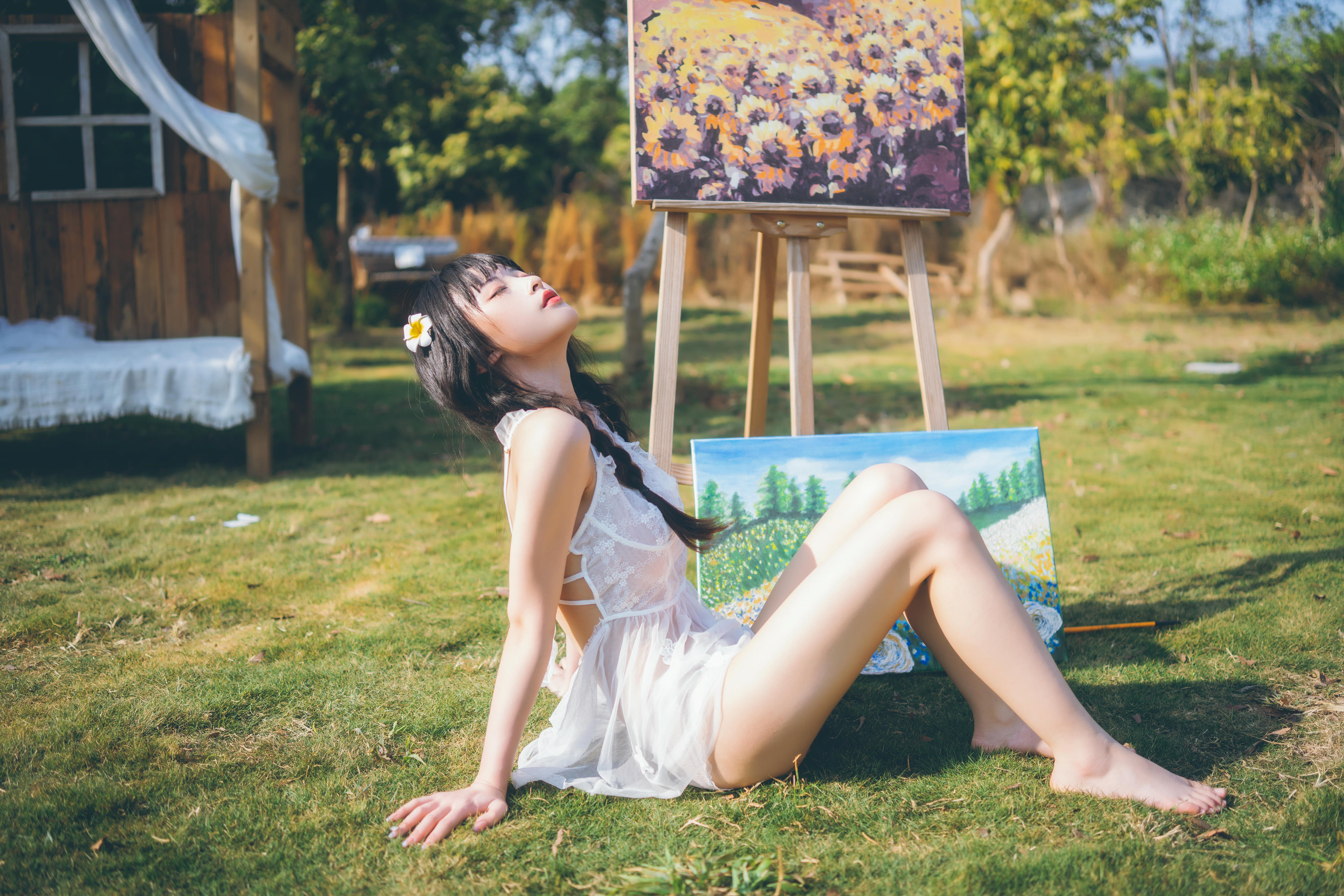 清水由乃 NO.021 田园蕾丝裙 [65P-2.66GB]_第1集