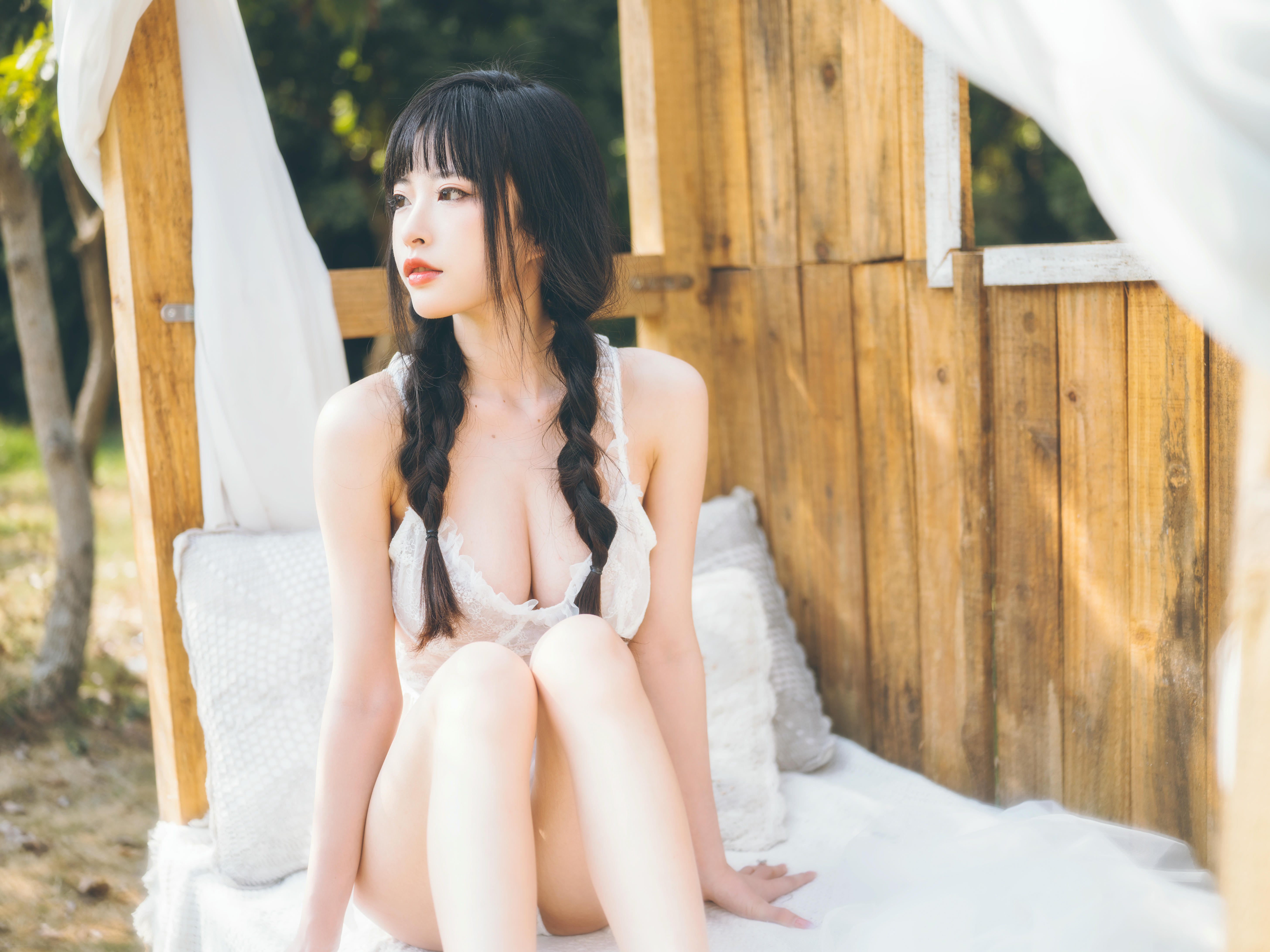 清水由乃 NO.021 田园蕾丝裙 [65P-2.66GB]_第2集