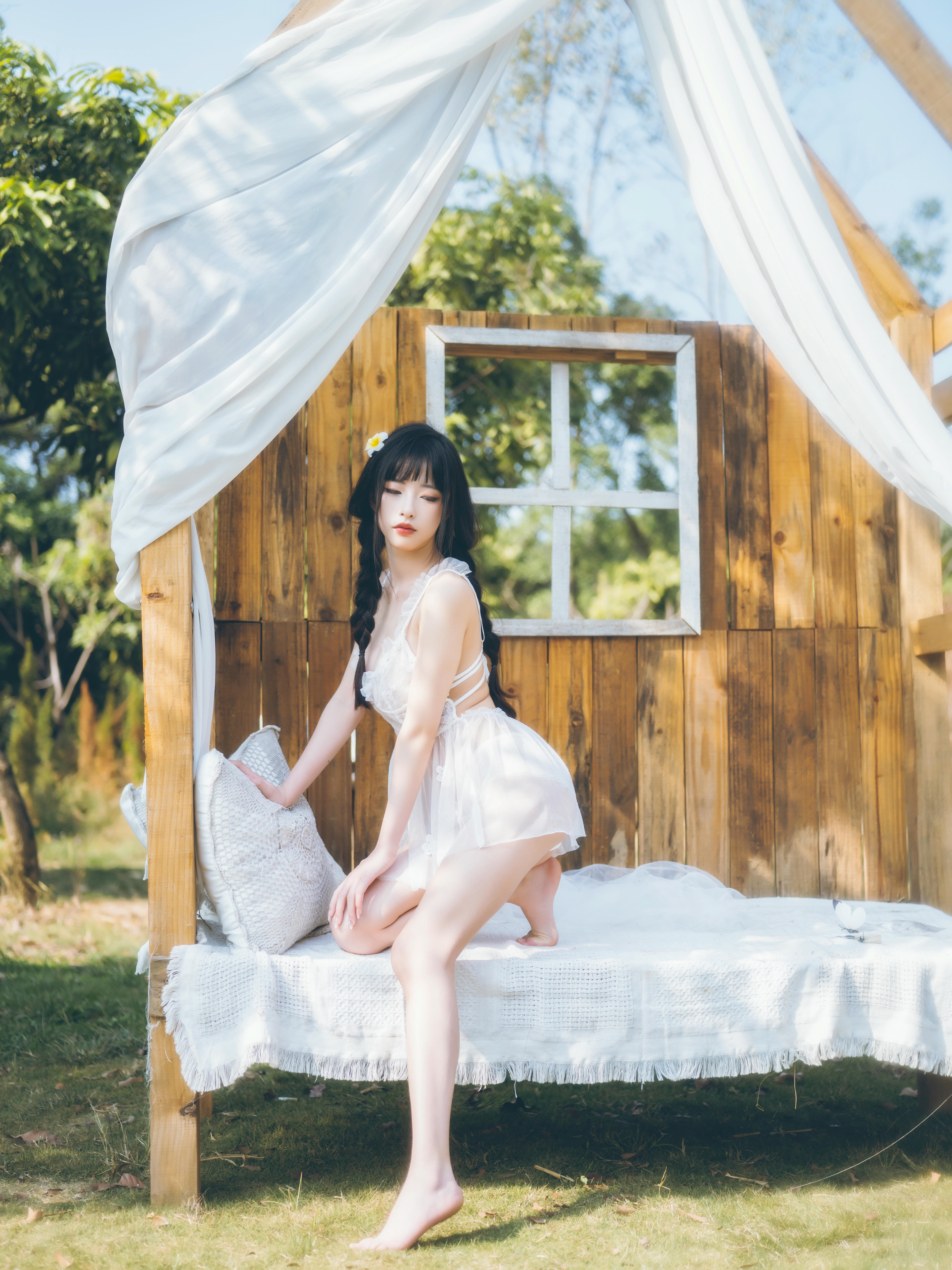 清水由乃 NO.021 田园蕾丝裙 [65P-2.66GB]_第2集