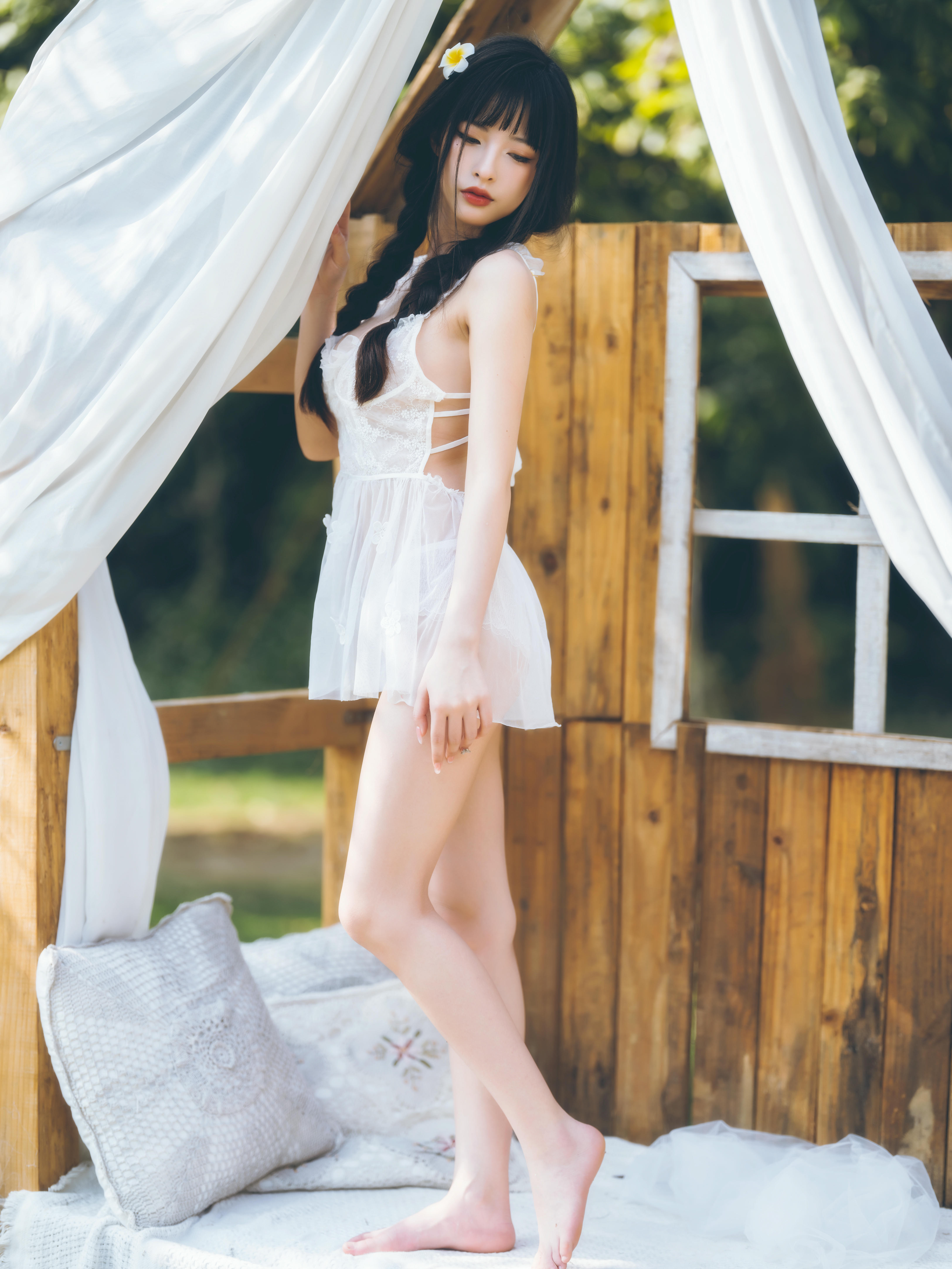 清水由乃 NO.021 田园蕾丝裙 [65P-2.66GB]_第2集