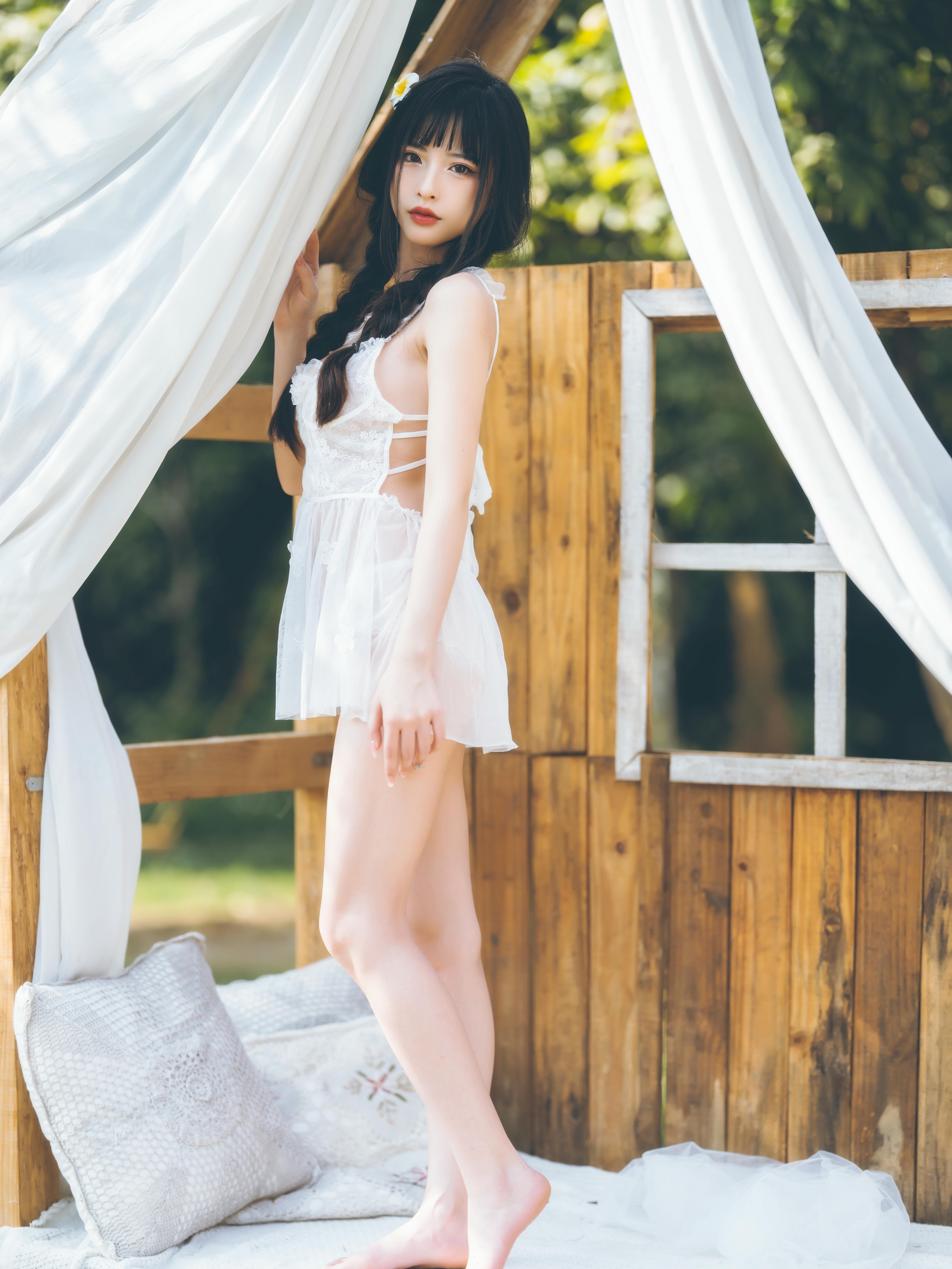 清水由乃 NO.021 田园蕾丝裙 [65P-2.66GB]_第2集