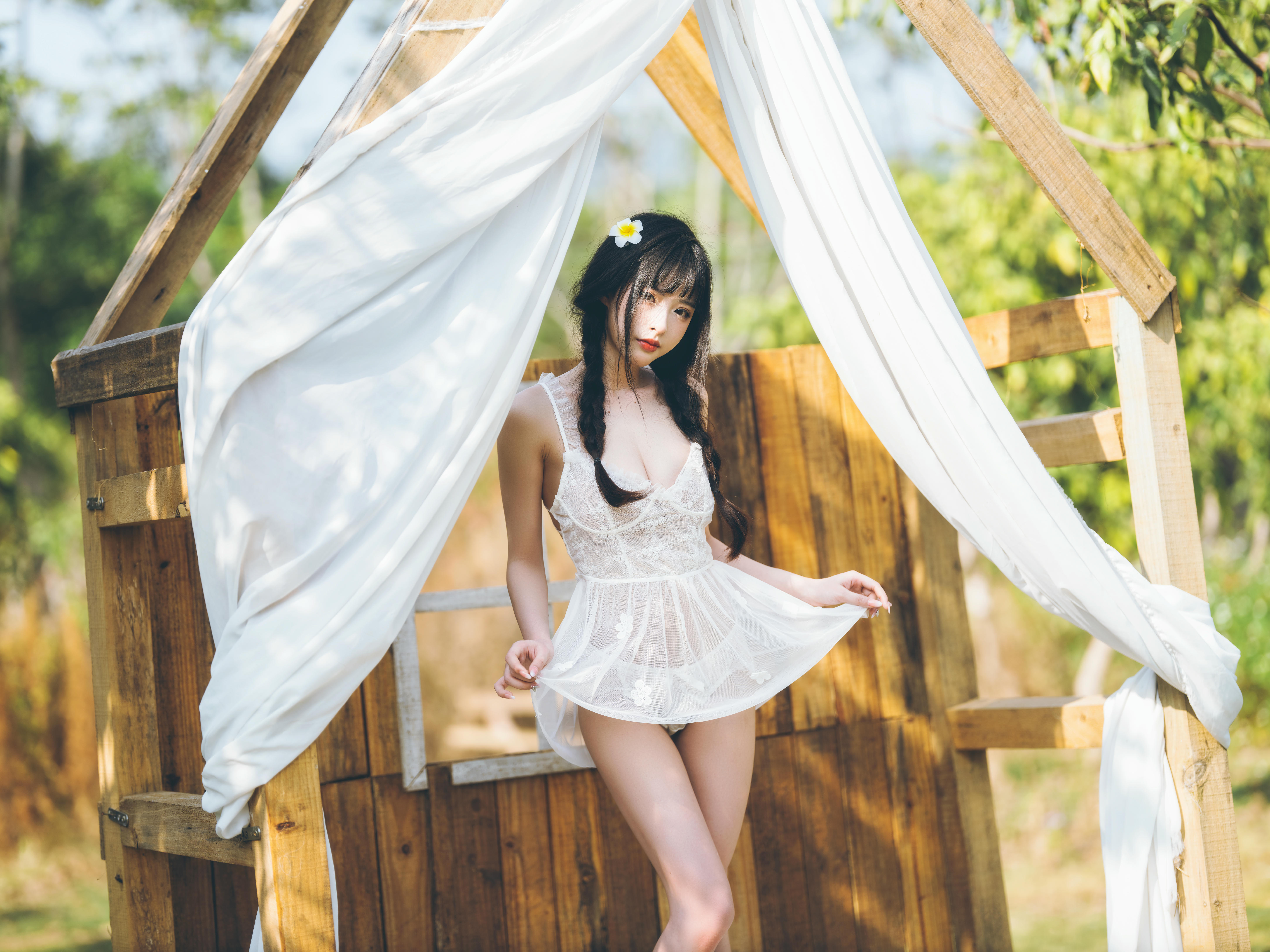 清水由乃 NO.021 田园蕾丝裙 [65P-2.66GB]_第2集