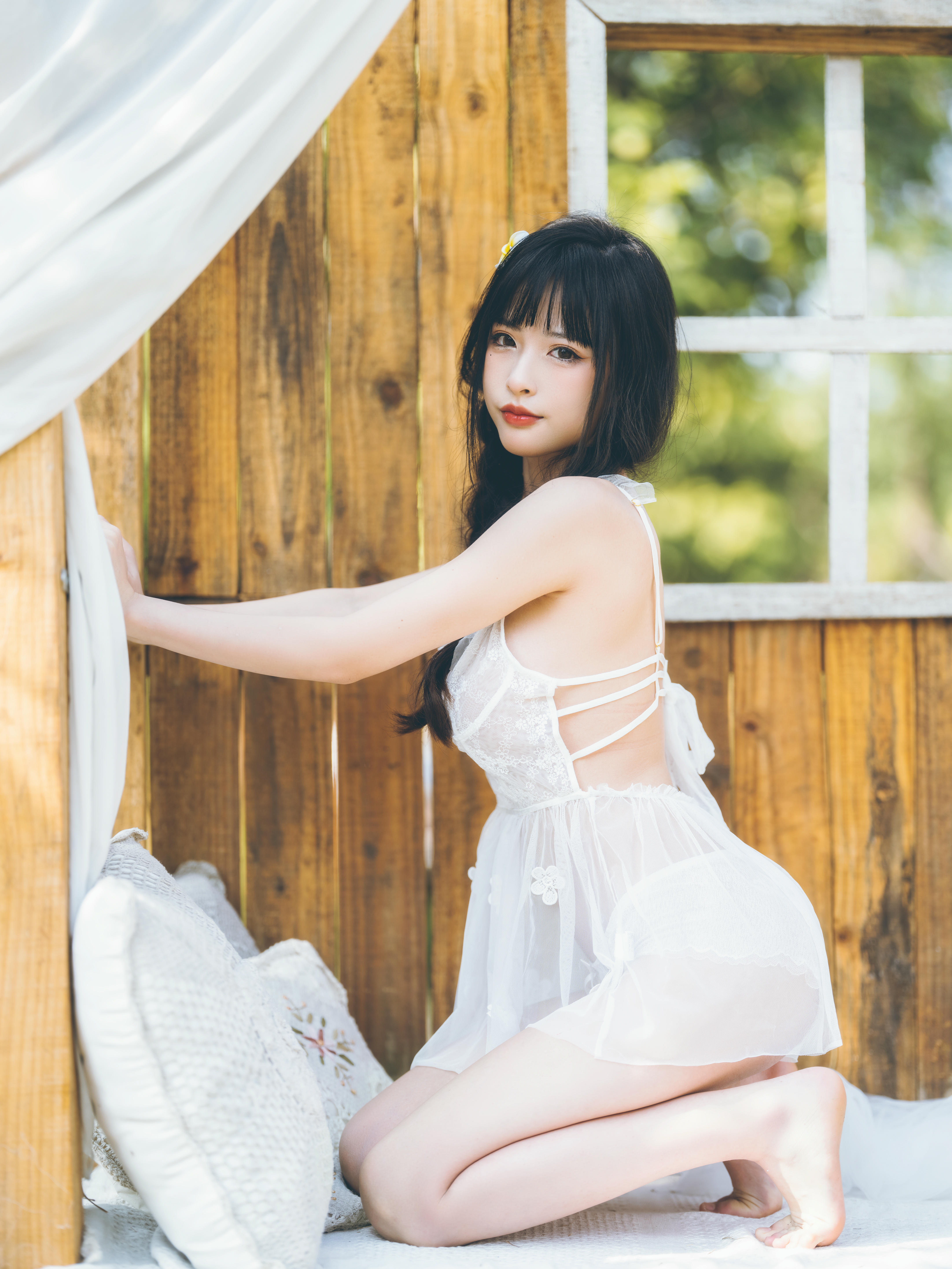 清水由乃 NO.021 田园蕾丝裙 [65P-2.66GB]_第2集