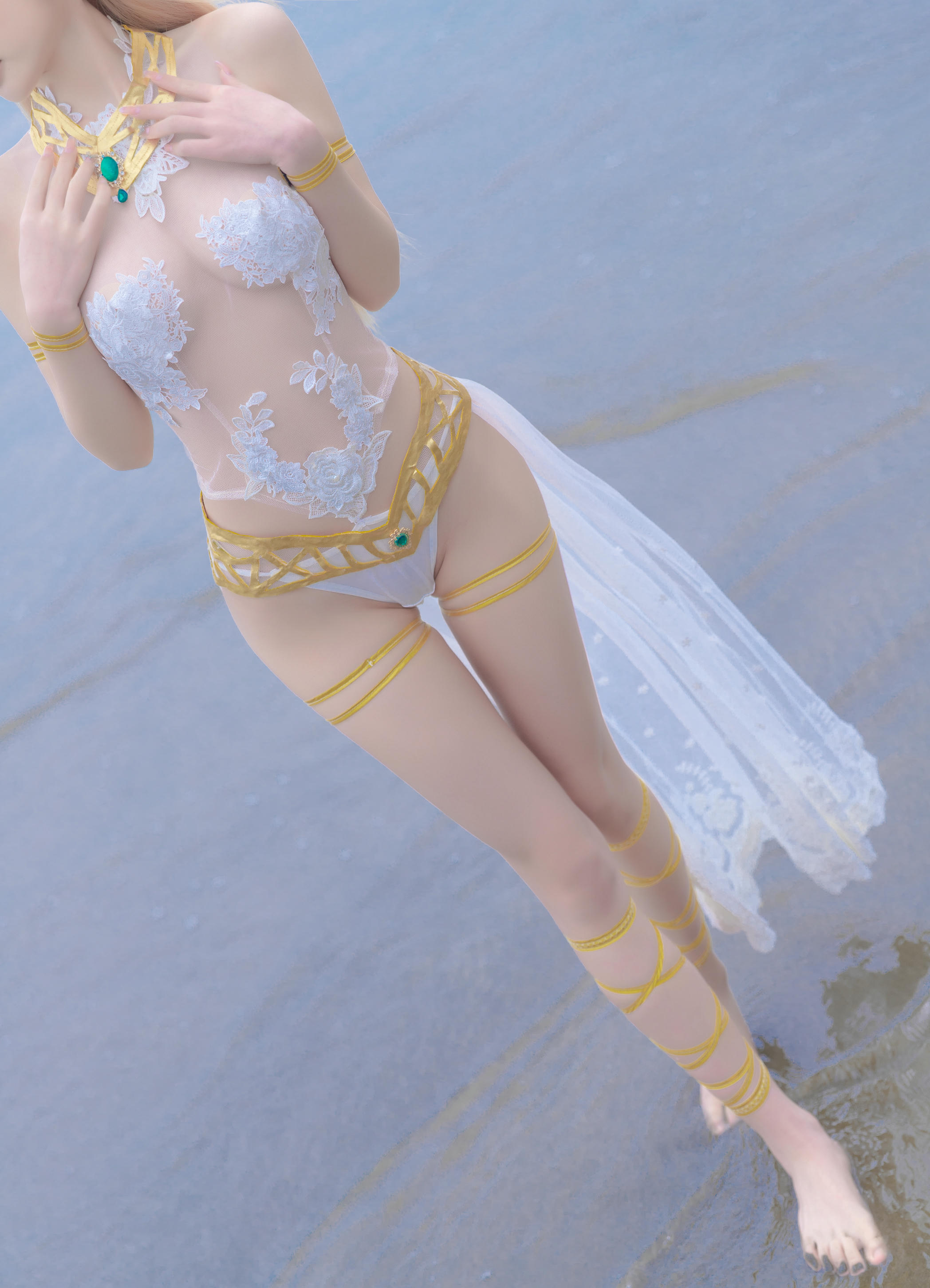 清水由乃 NO.023 玛丽萝丝 白色泳衣 [33P-355MB]_第1集