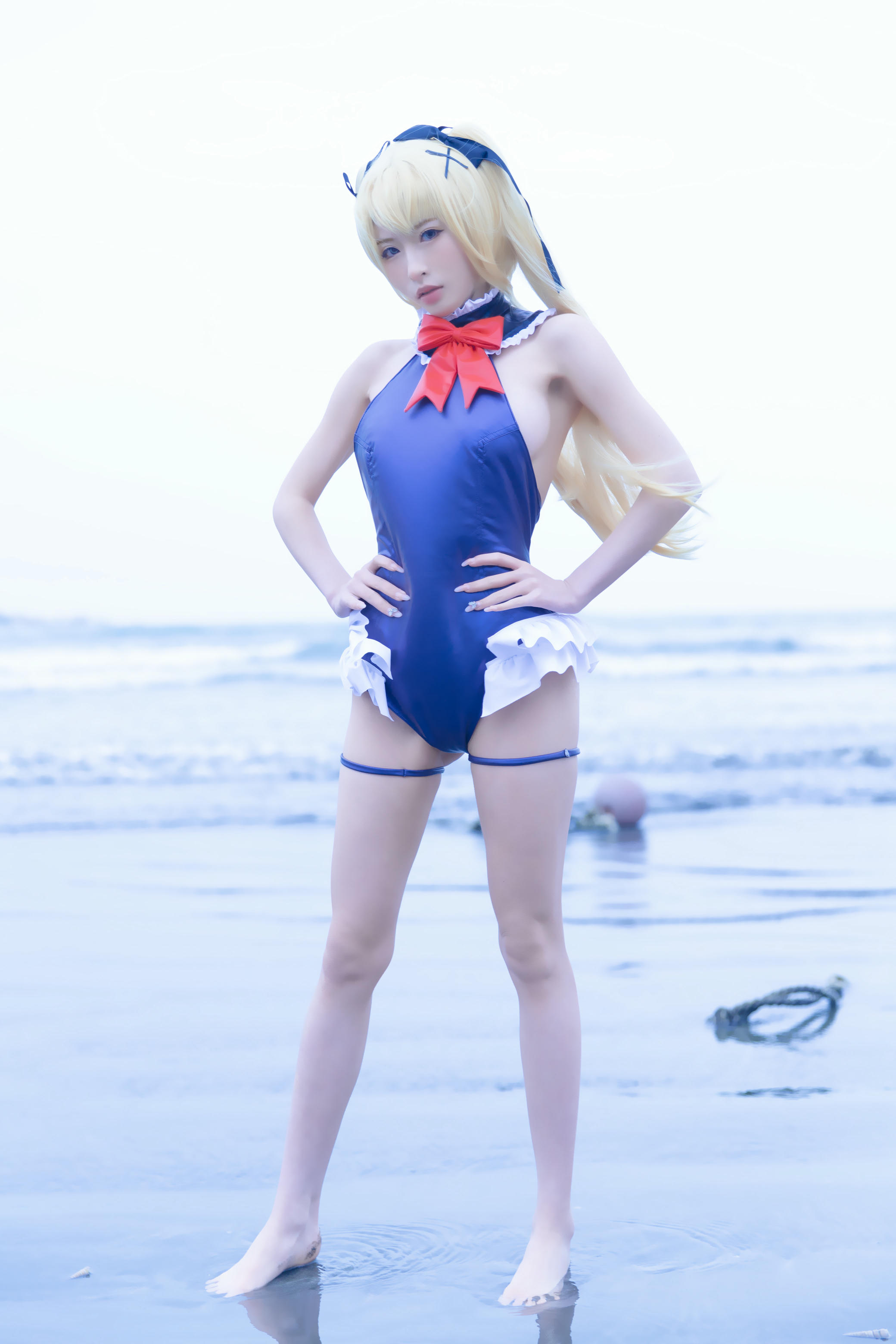 清水由乃 NO.024 玛丽萝丝 蓝色泳衣 [32P-329MB]_第1集