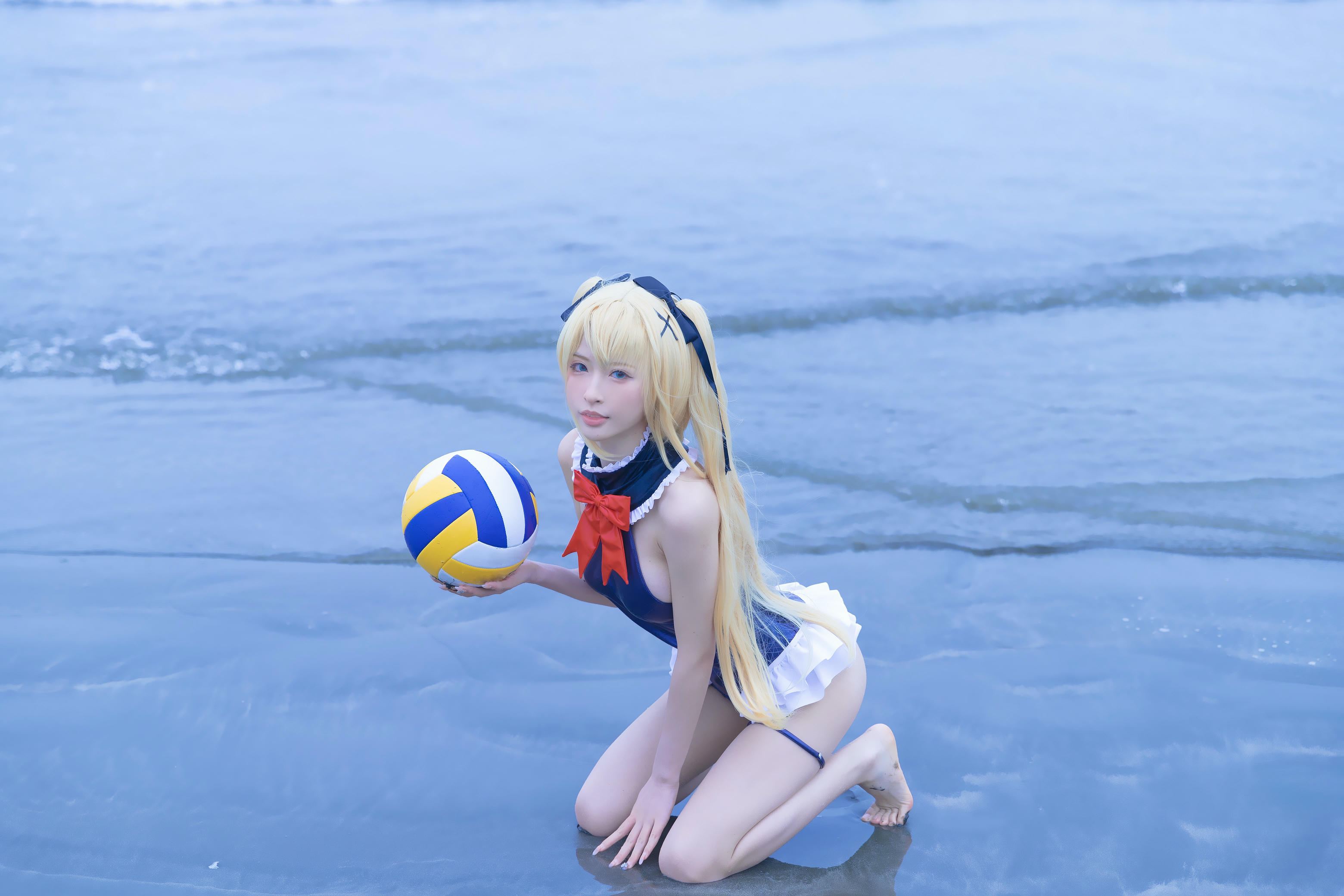 清水由乃 NO.024 玛丽萝丝 蓝色泳衣 [32P-329MB]_第1集