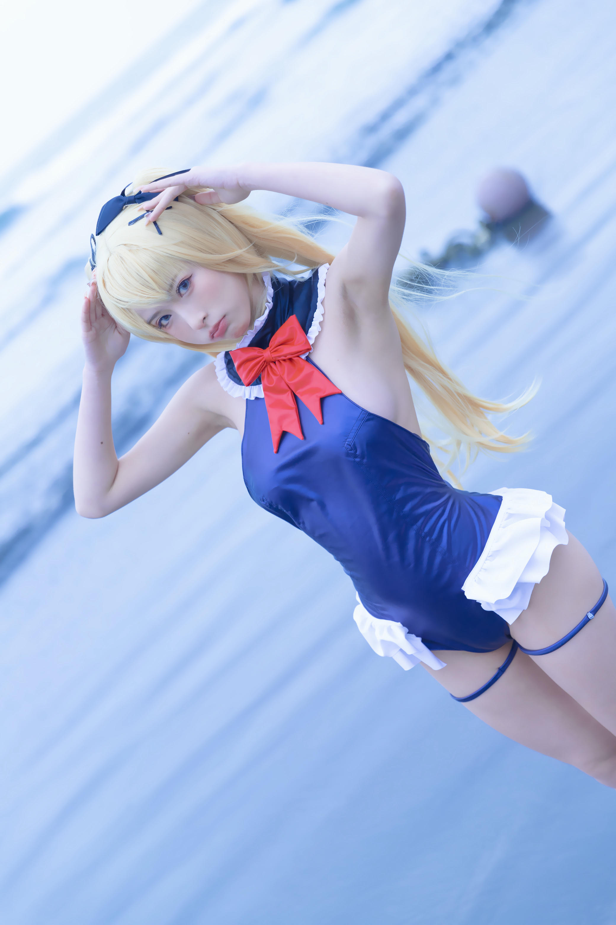 清水由乃 NO.024 玛丽萝丝 蓝色泳衣 [32P-329MB]_第1集