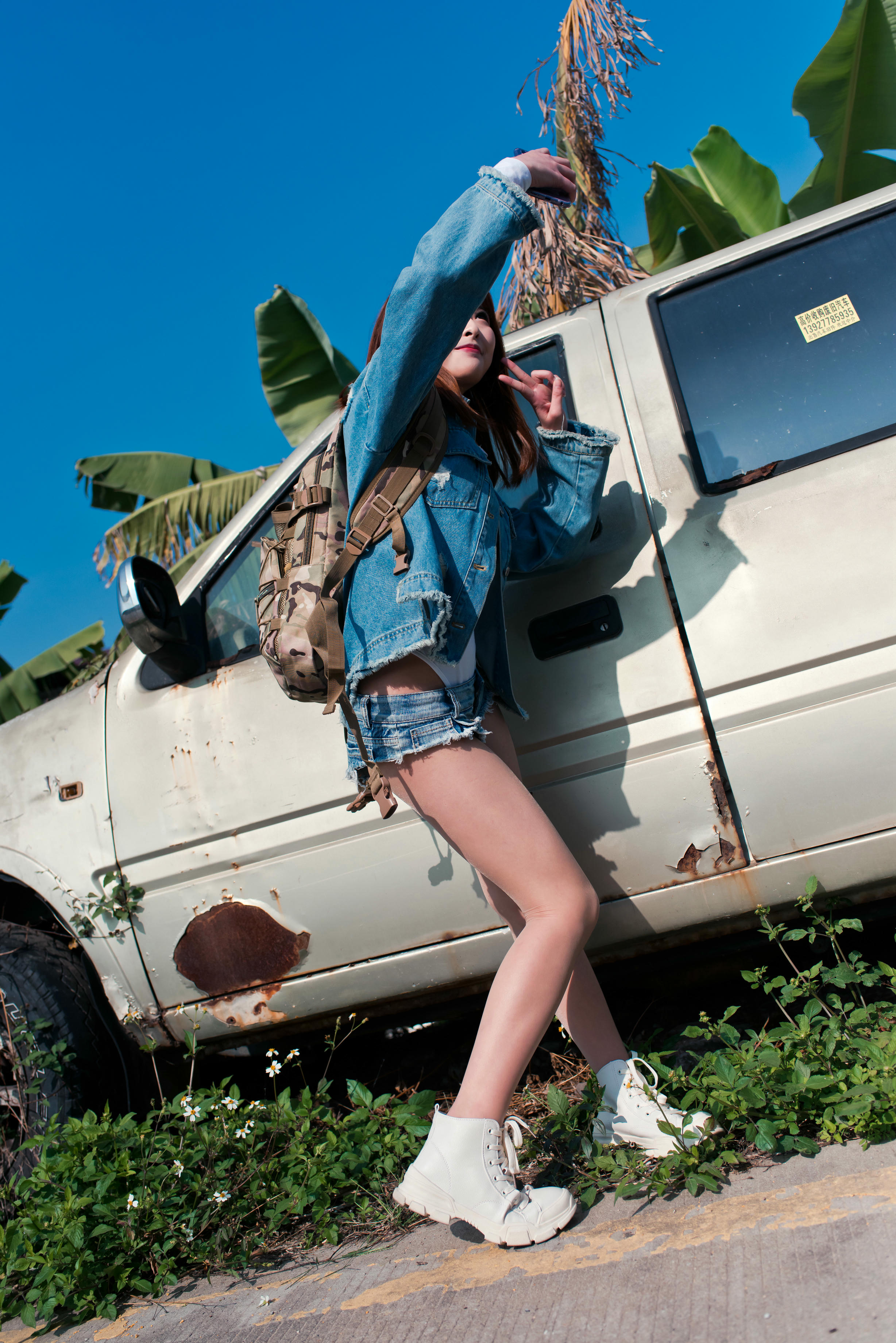 清水由乃 NO.003 御风街拍 轻水海鸥岛RS牛仔街拍 [413P-2.81GB]_第3集