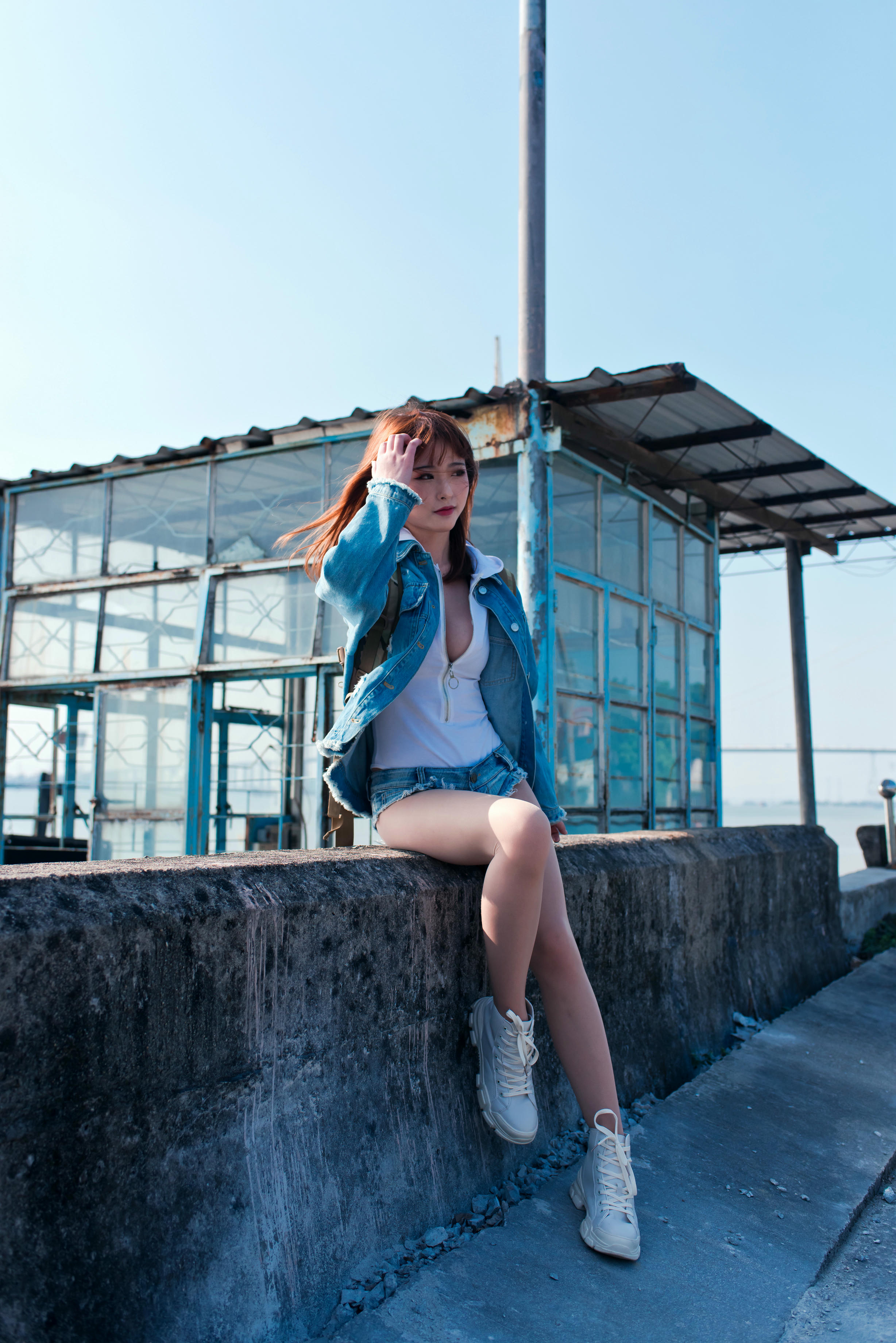 清水由乃 NO.003 御风街拍 轻水海鸥岛RS牛仔街拍 [413P-2.81GB]_第5集