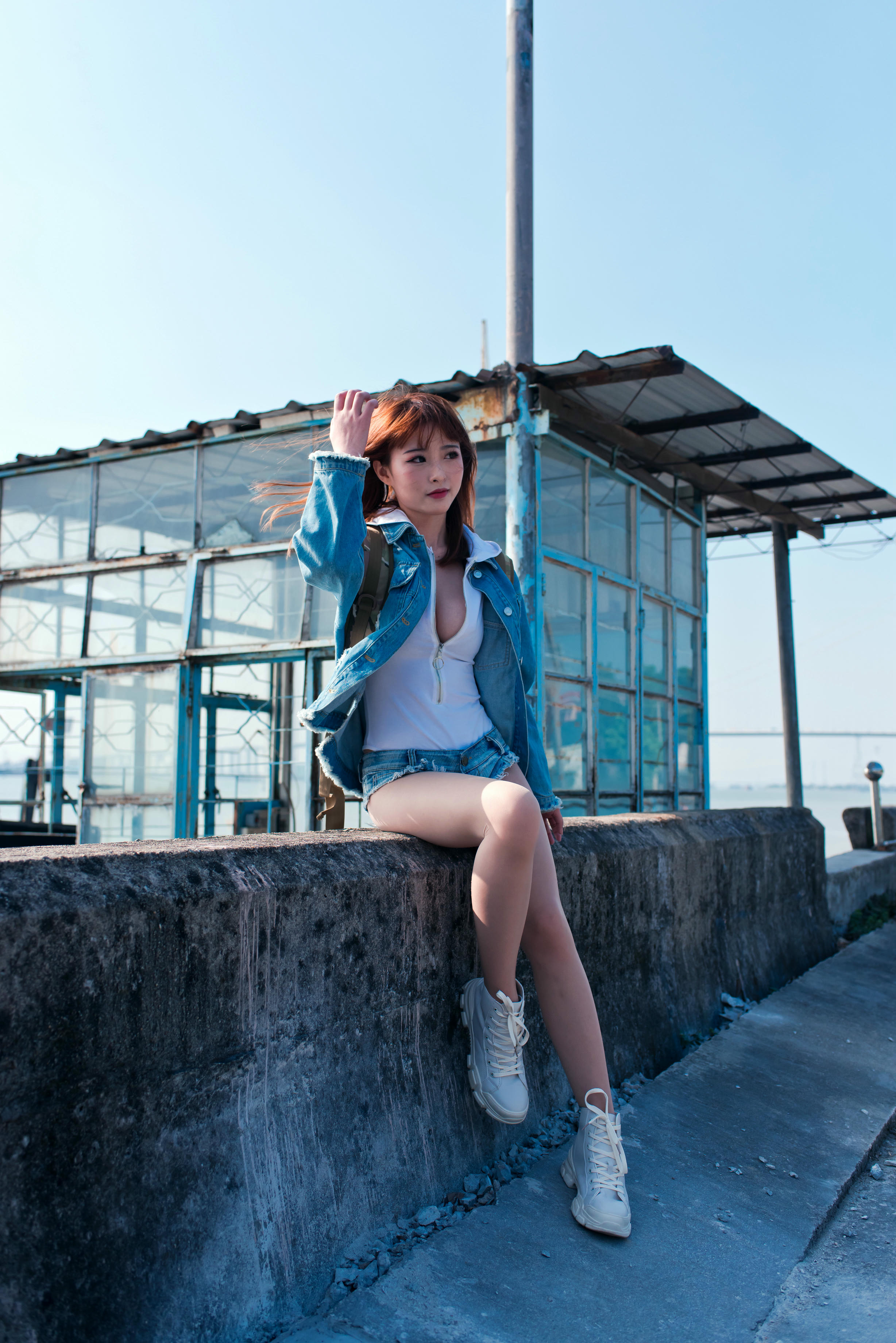 清水由乃 NO.003 御风街拍 轻水海鸥岛RS牛仔街拍 [413P-2.81GB]_第5集