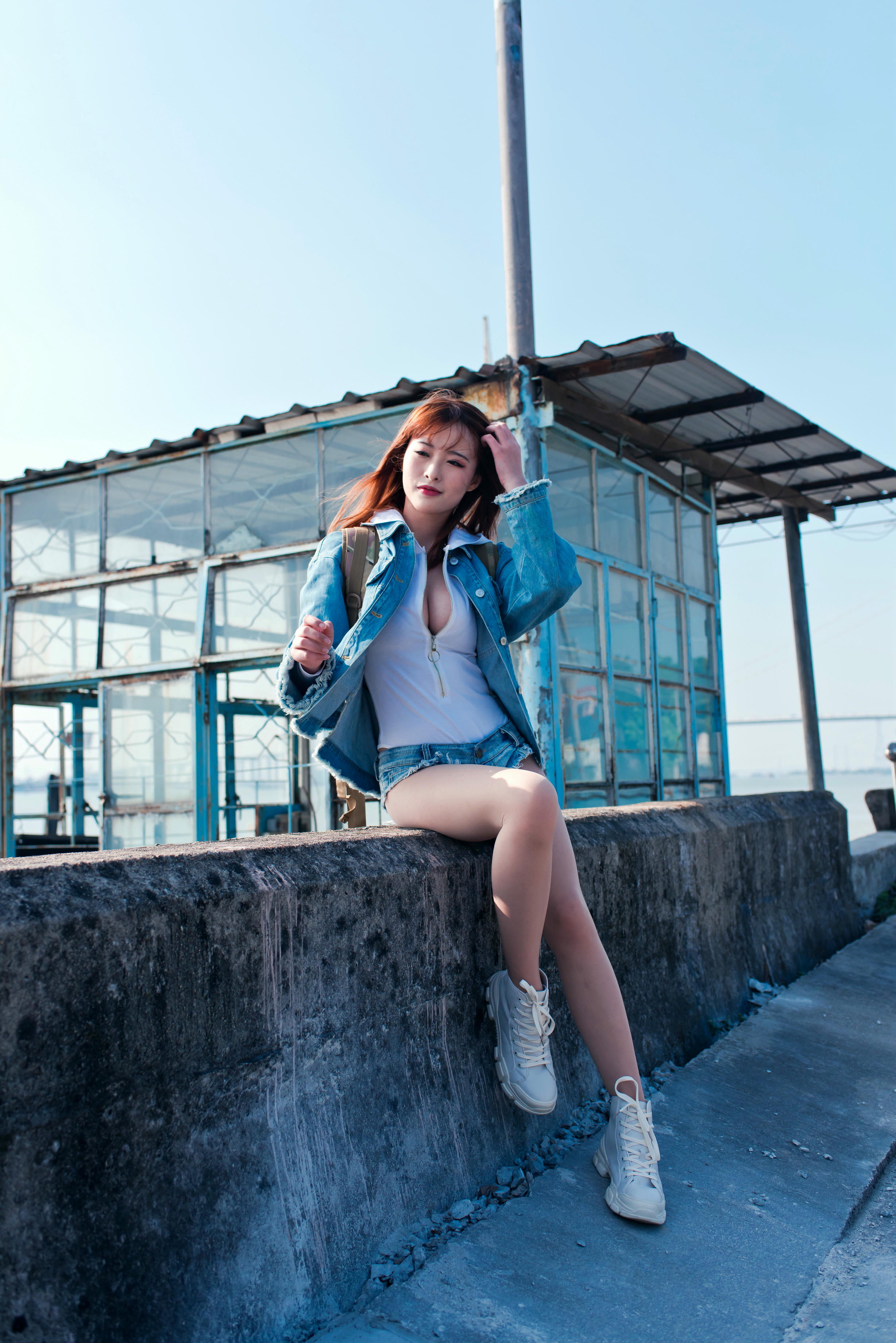 清水由乃 NO.003 御风街拍 轻水海鸥岛RS牛仔街拍 [413P-2.81GB]_第5集