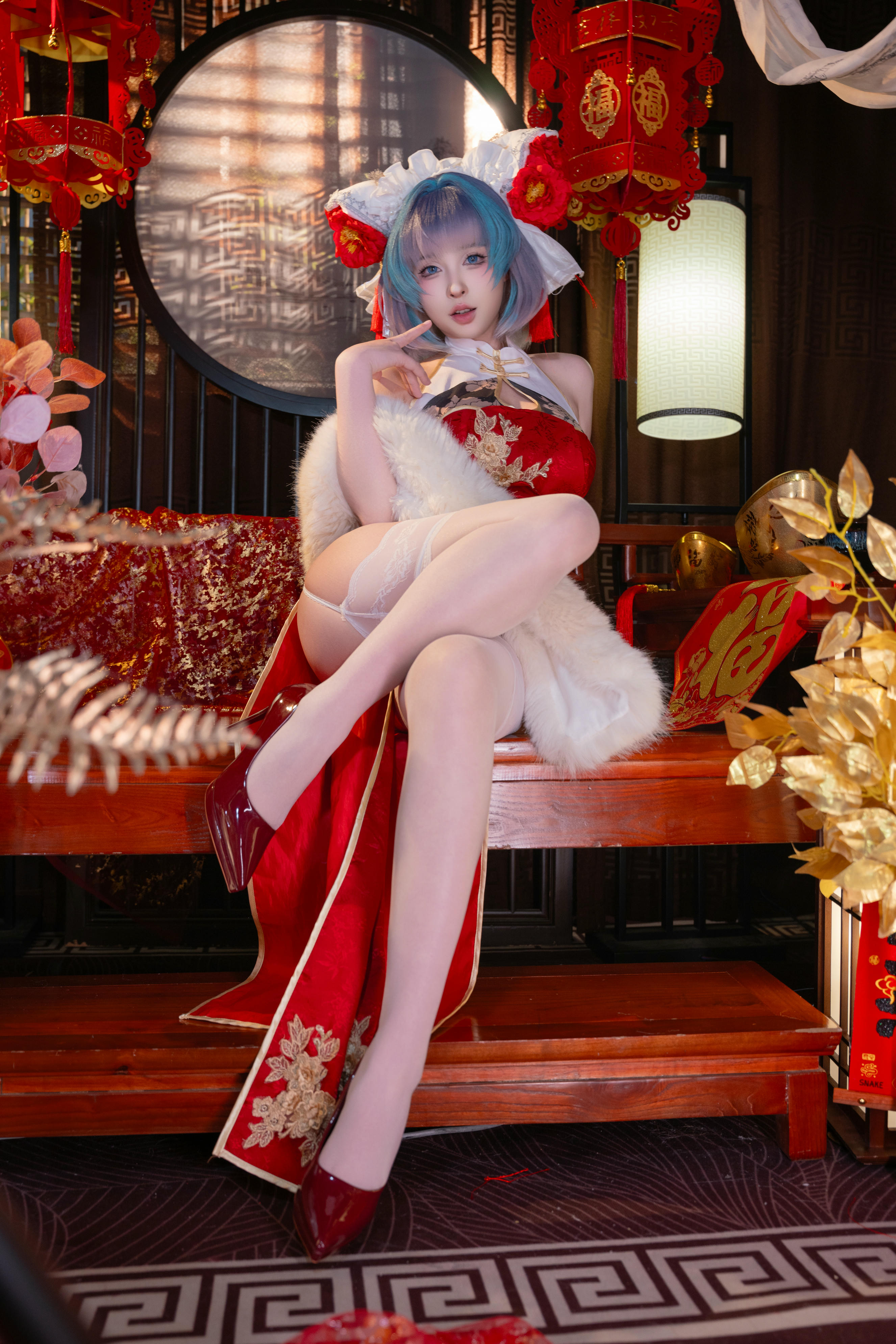 清水由乃 NO.065 柴郡新春旗袍 [71P1V 2.41GB]_第1集