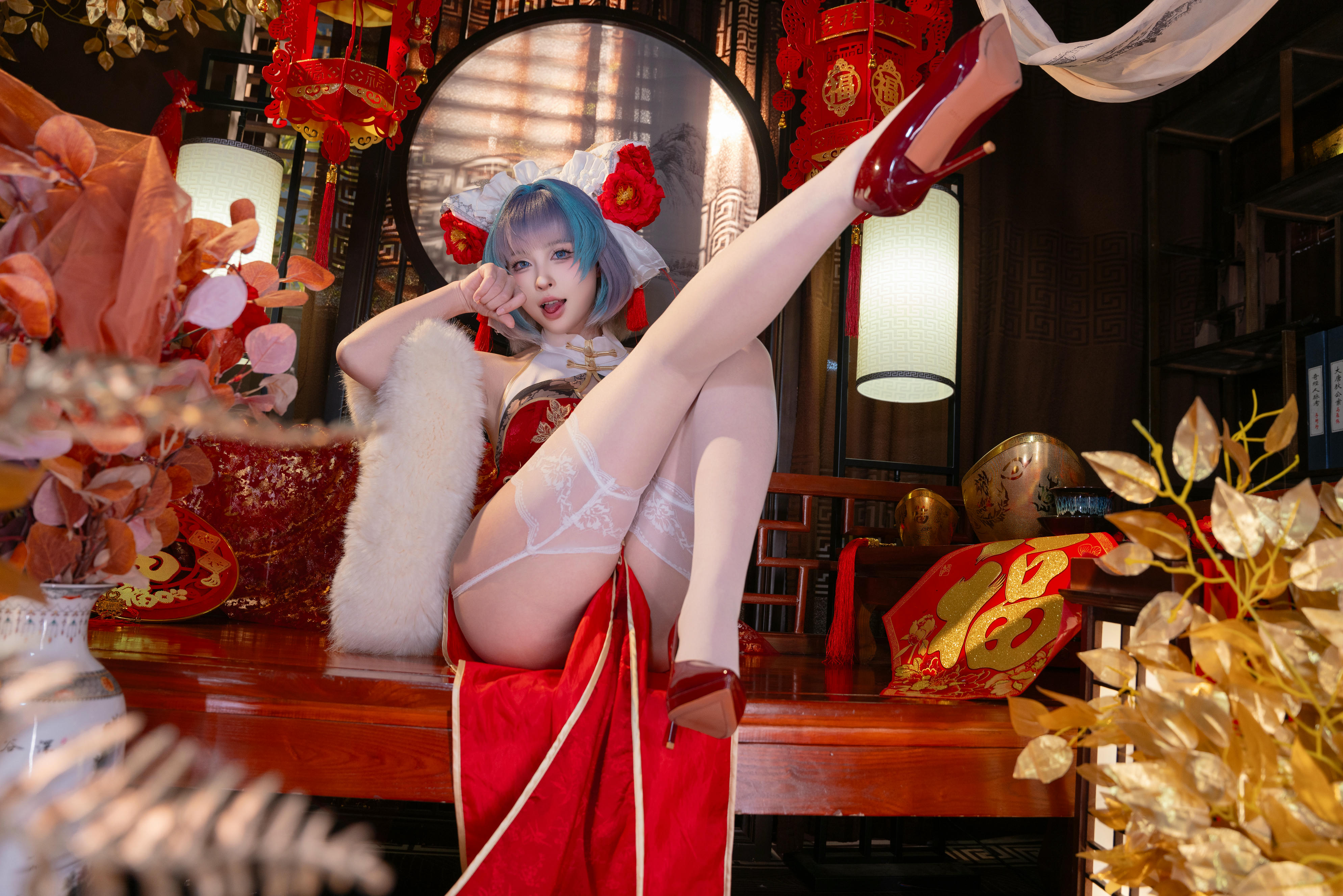 清水由乃 NO.065 柴郡新春旗袍 [71P1V 2.41GB]_第1集