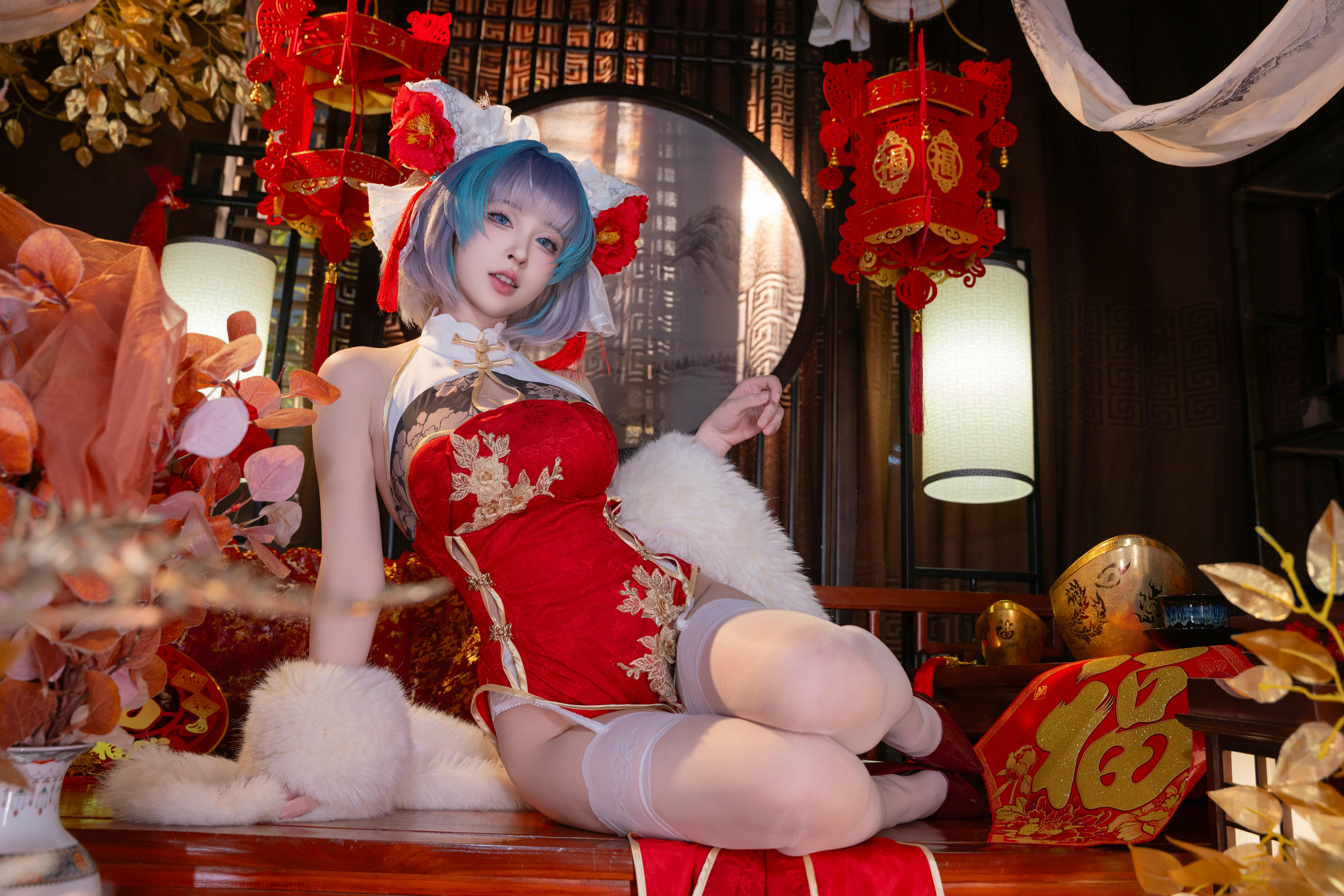 清水由乃 NO.065 柴郡新春旗袍 [71P1V 2.41GB]_第2集