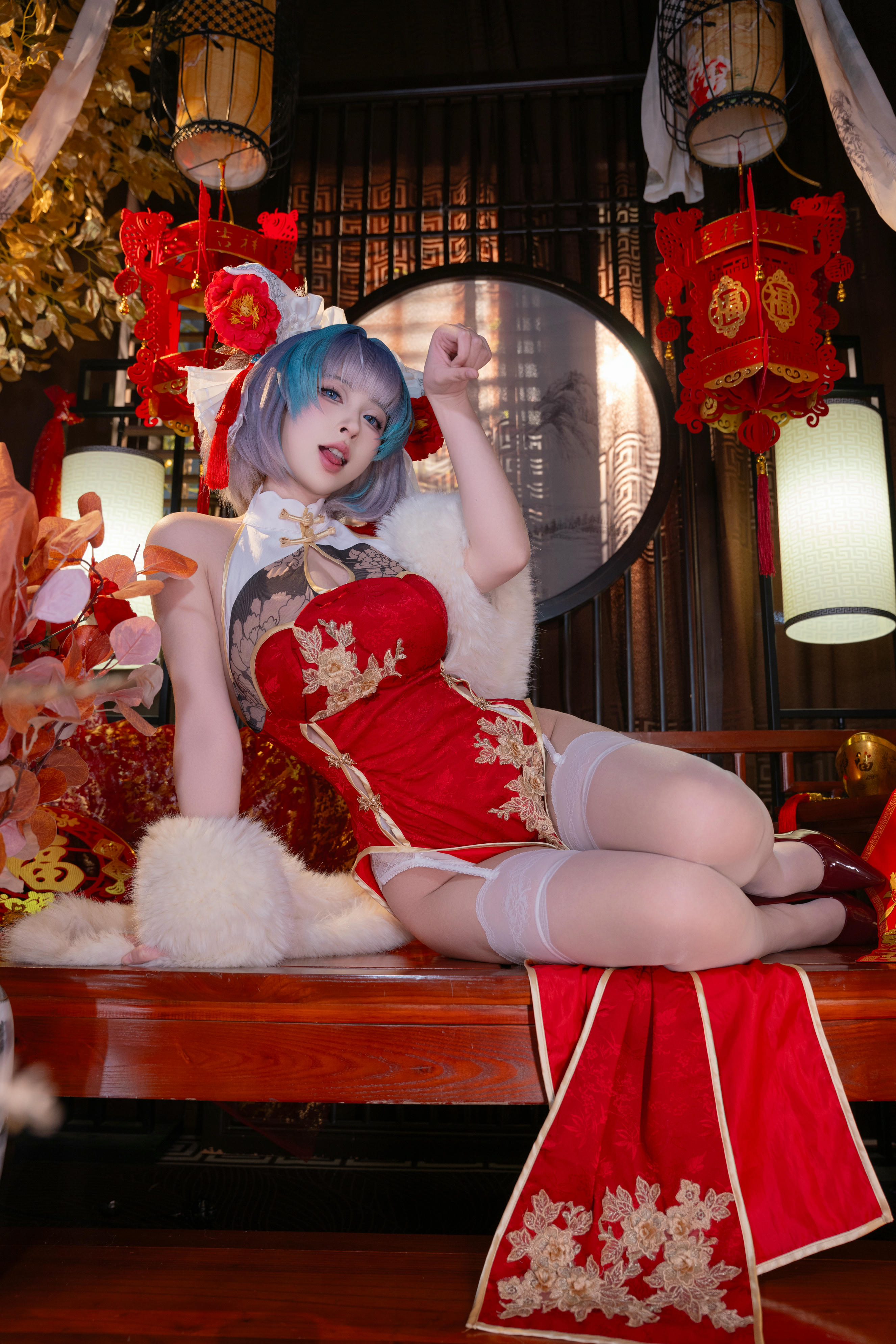 清水由乃 NO.065 柴郡新春旗袍 [71P1V 2.41GB]_第2集