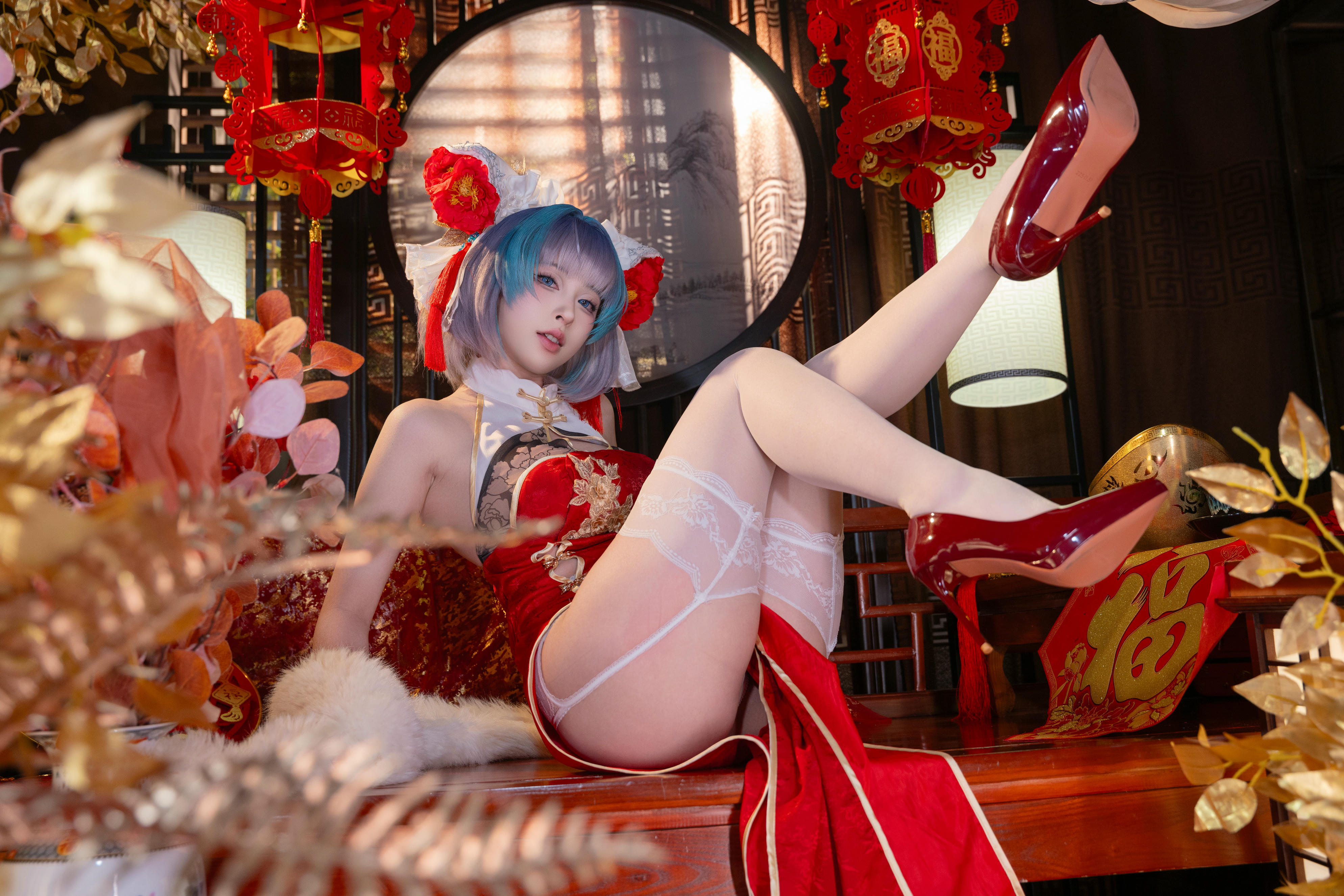 清水由乃 NO.065 柴郡新春旗袍 [71P1V 2.41GB]_第2集