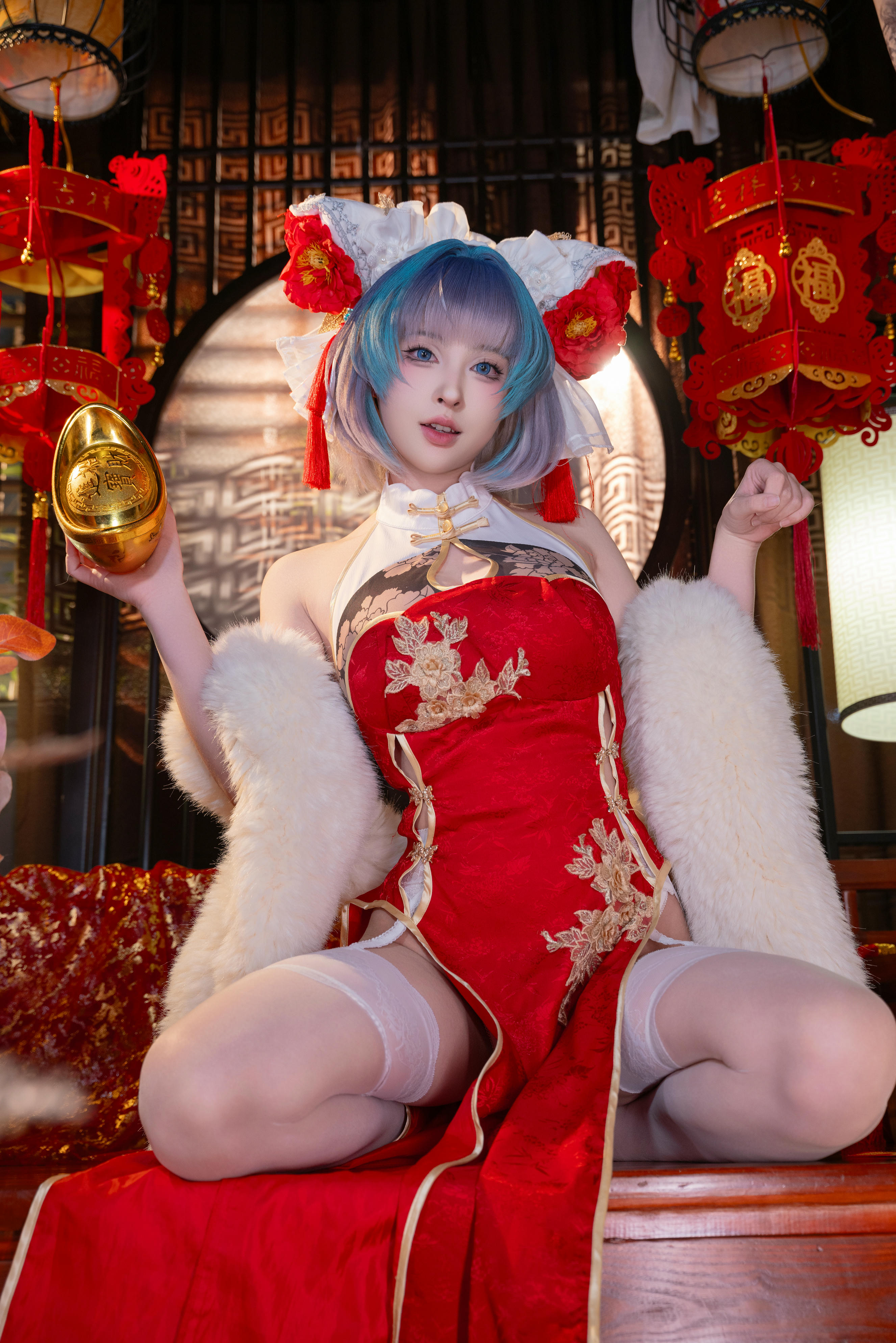 清水由乃 NO.065 柴郡新春旗袍 [71P1V 2.41GB]_第2集