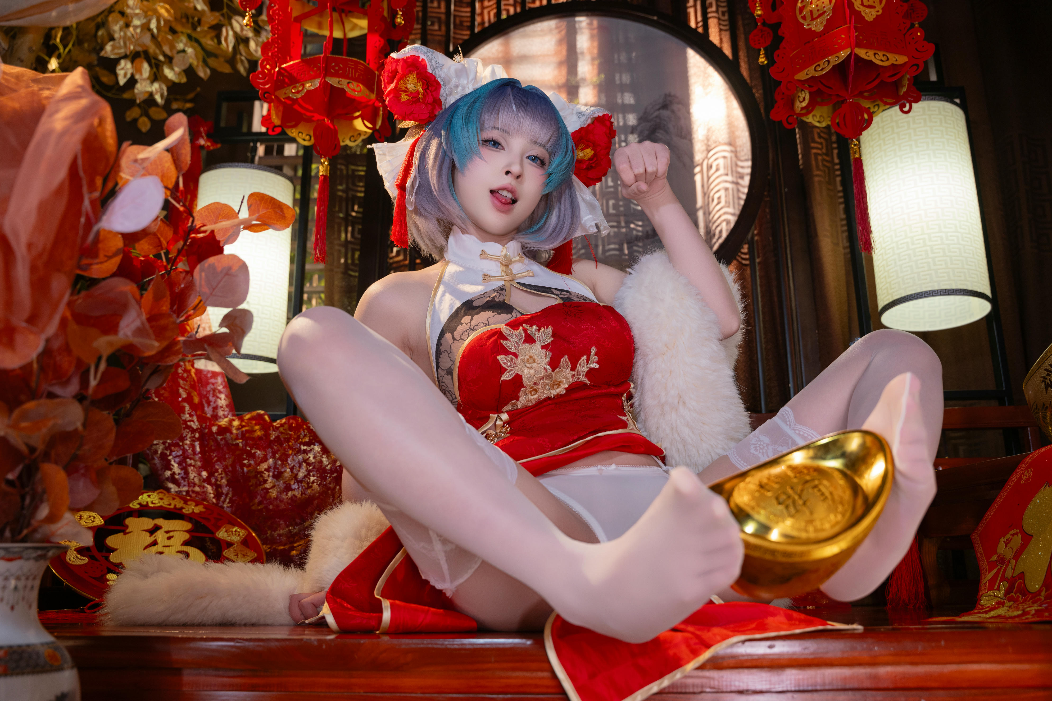 清水由乃 NO.065 柴郡新春旗袍 [71P1V 2.41GB]_第3集