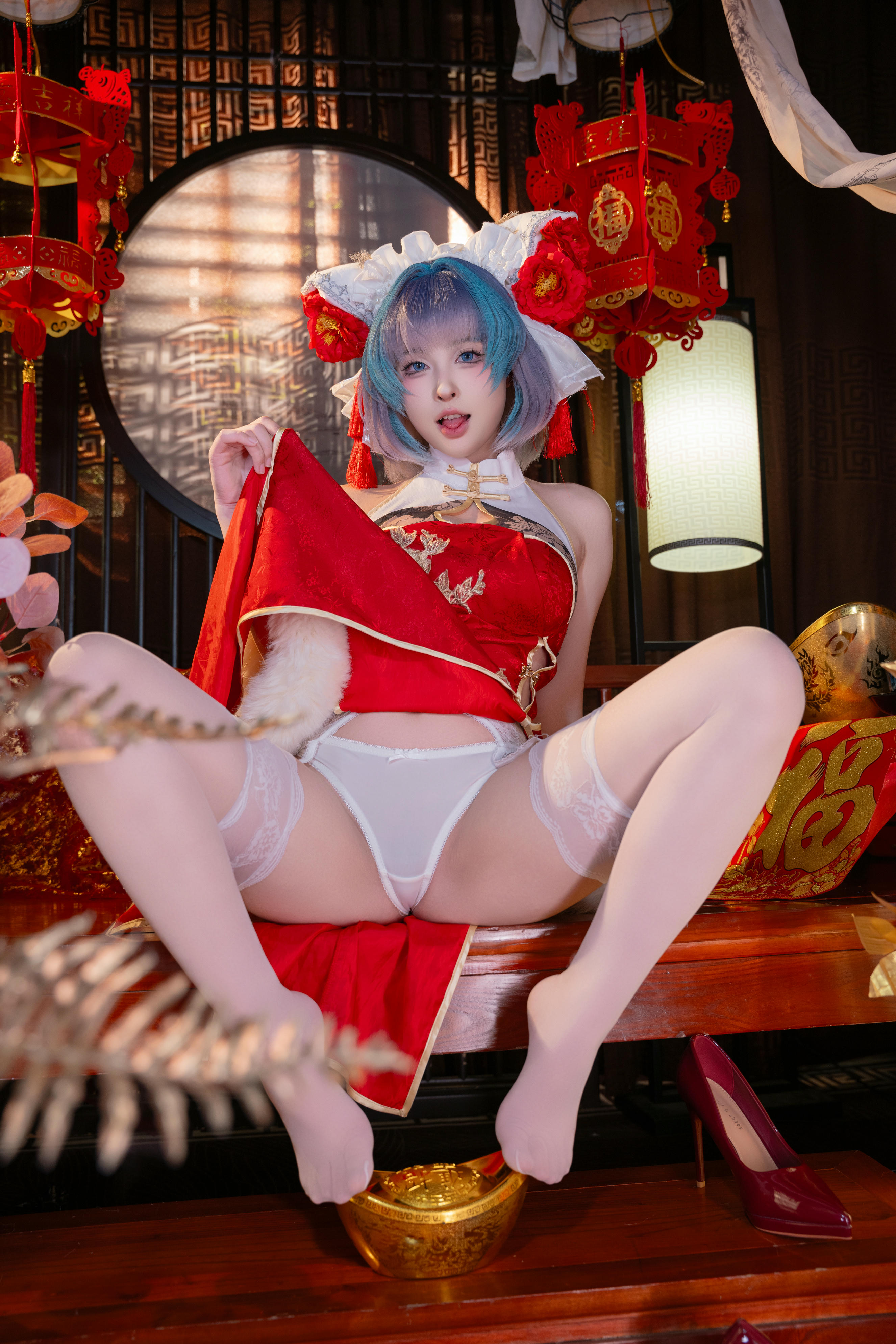 清水由乃 NO.065 柴郡新春旗袍 [71P1V 2.41GB]_第3集