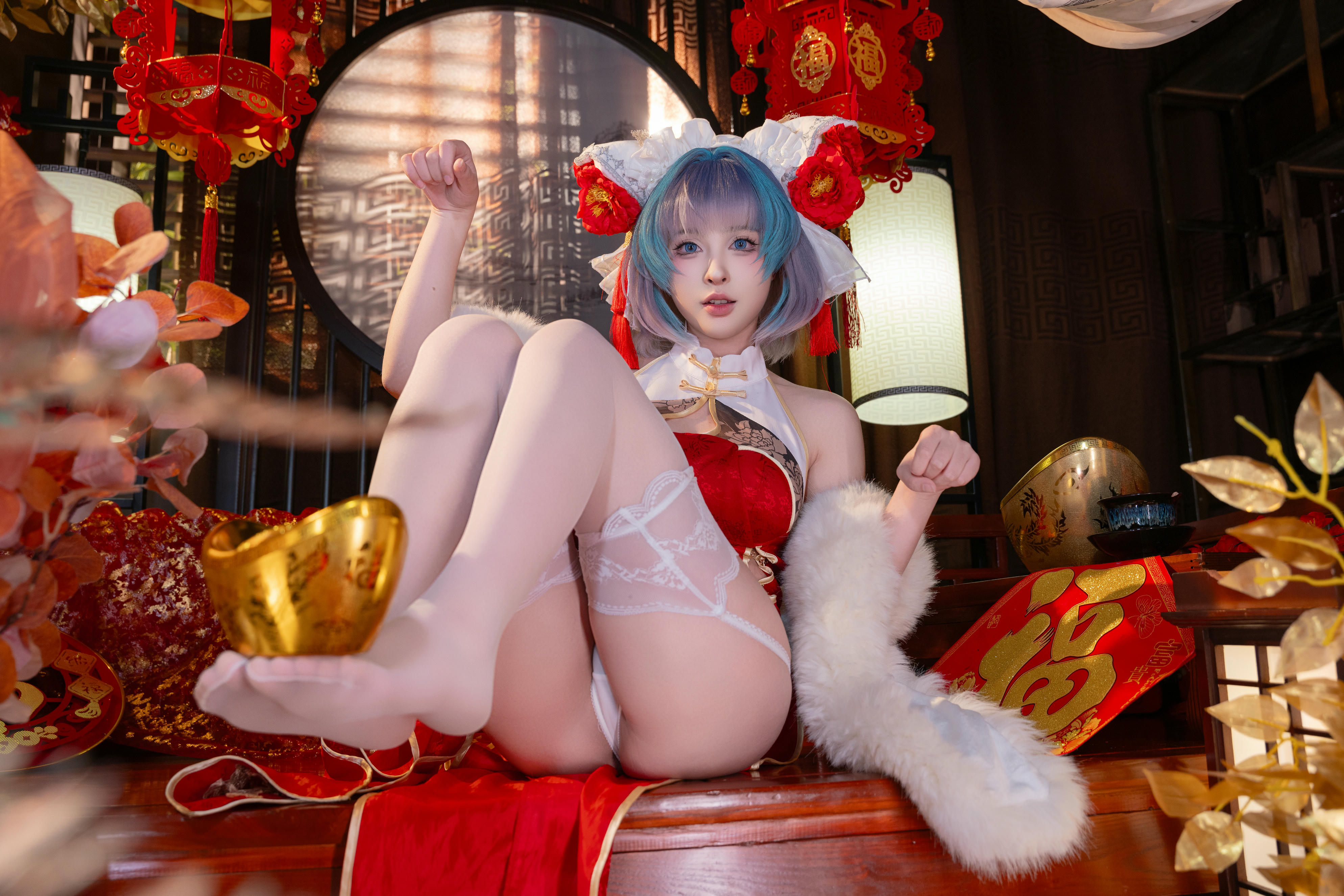 清水由乃 NO.065 柴郡新春旗袍 [71P1V 2.41GB]_第3集