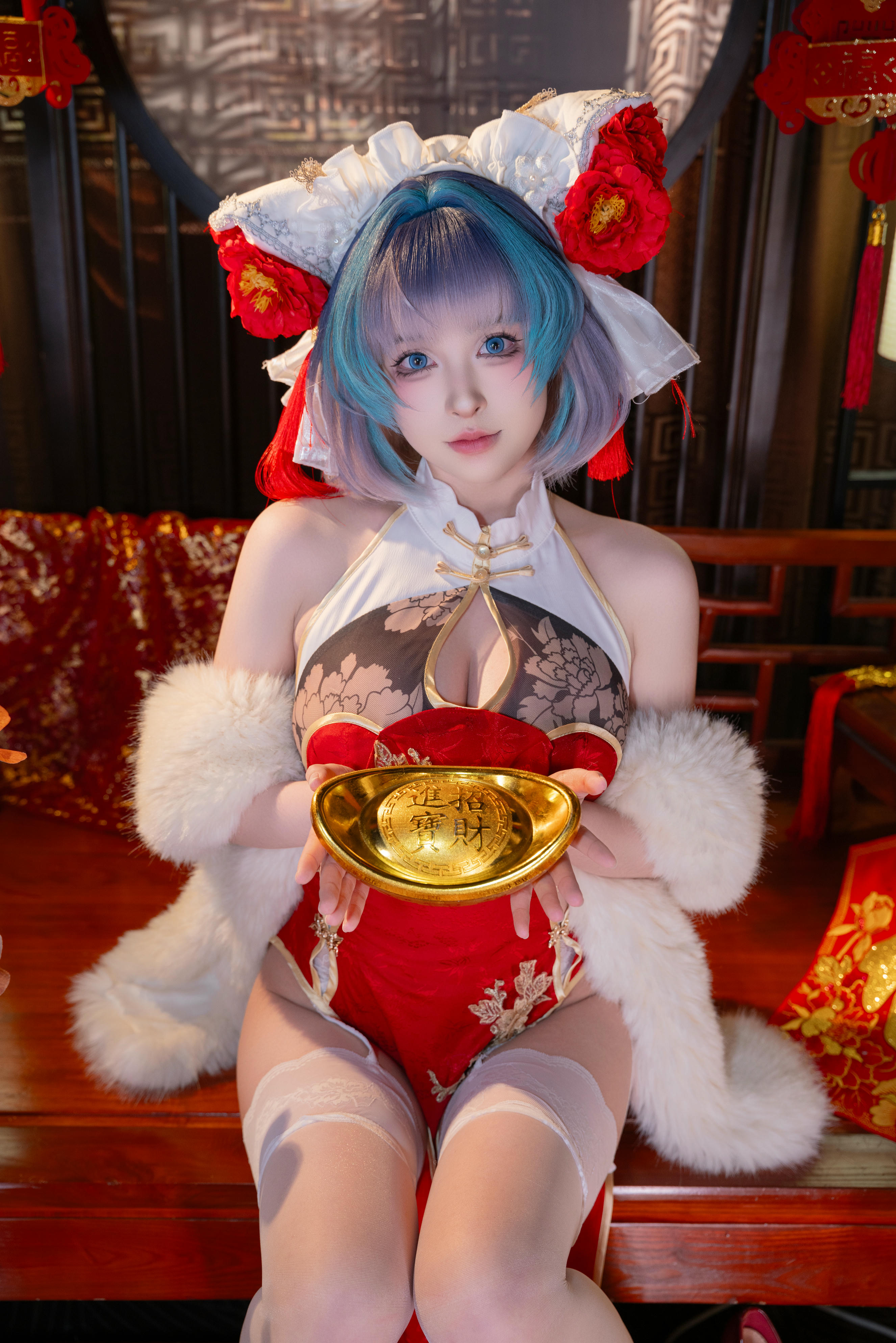 清水由乃 NO.065 柴郡新春旗袍 [71P1V 2.41GB]_第3集