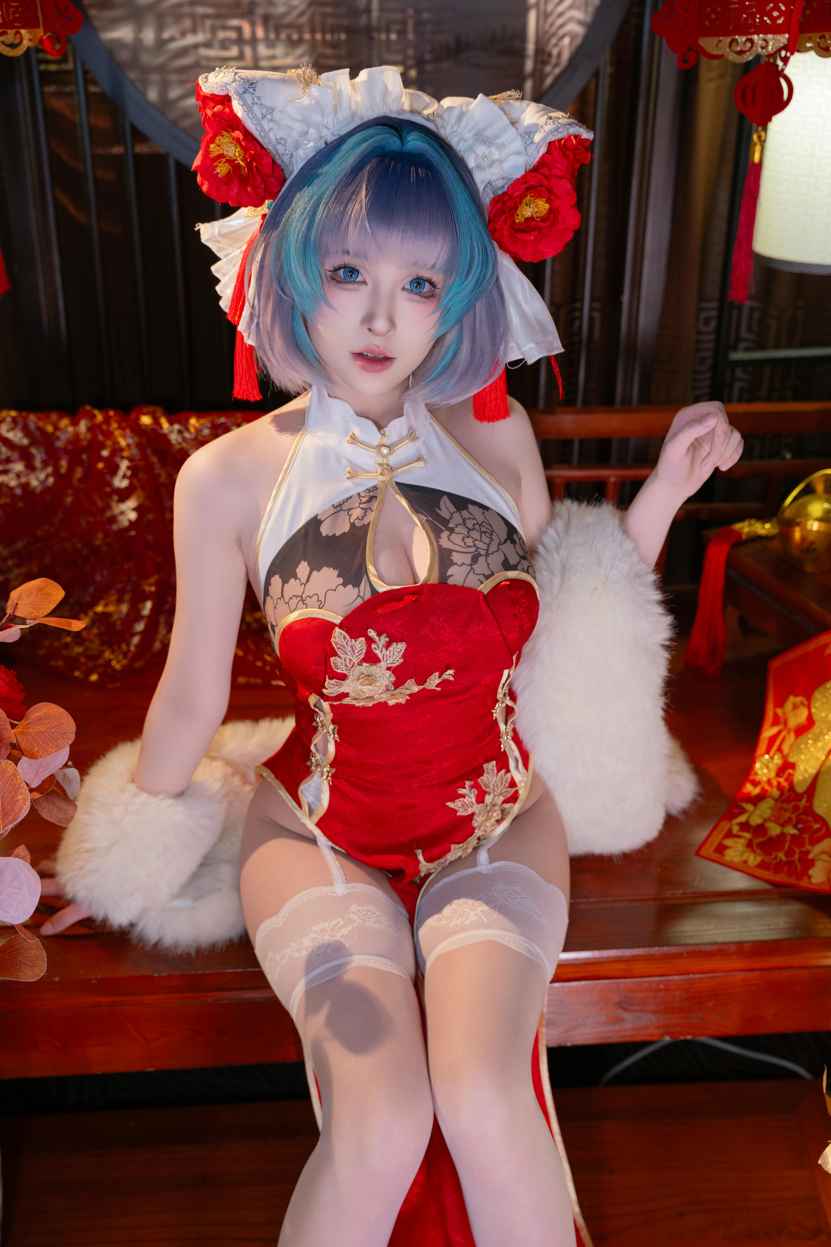 清水由乃 NO.065 柴郡新春旗袍 [71P1V 2.41GB]_第1集