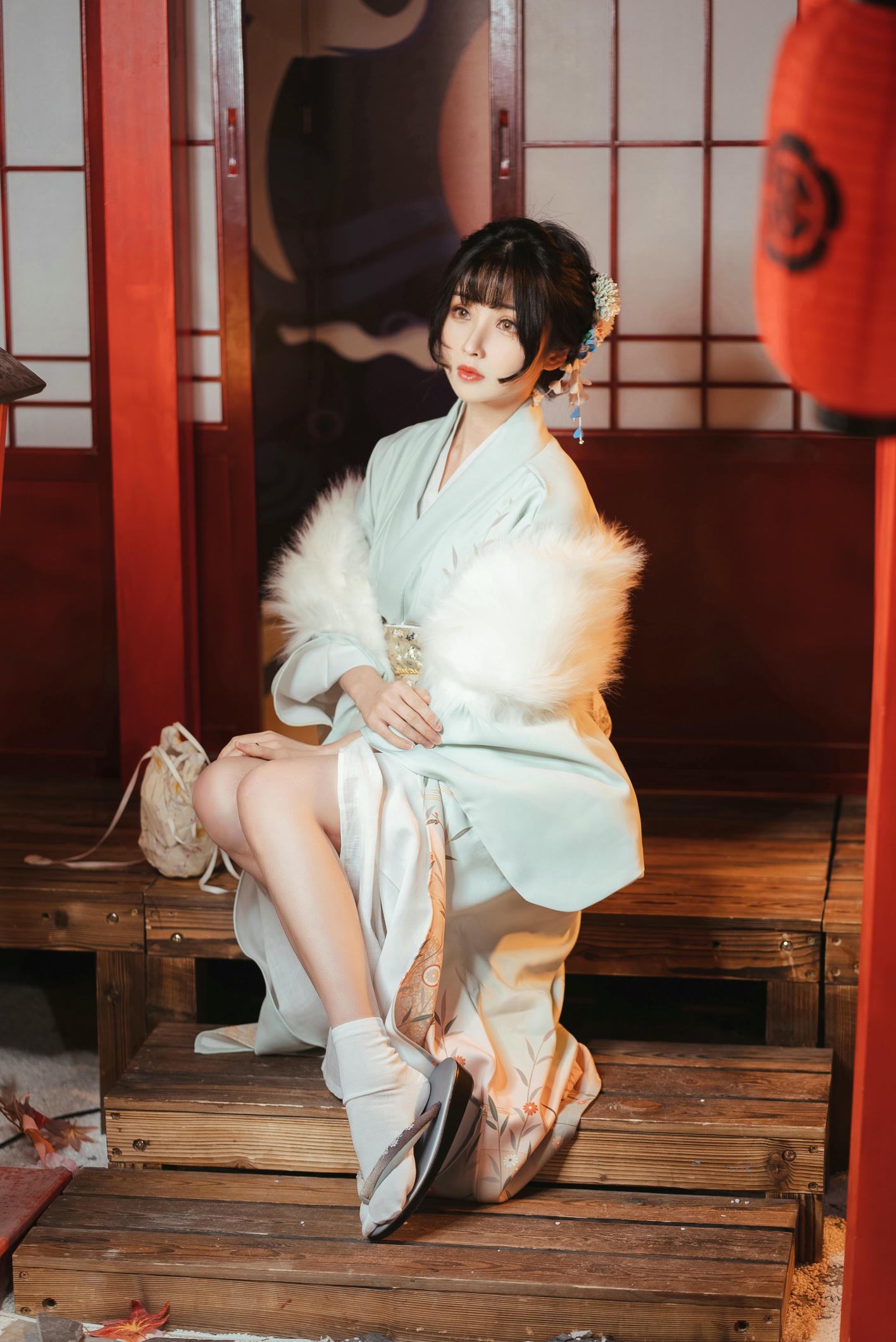 rioko凉凉子 - 《年上の韵》温泉旅行 [31P+6V 511MB]-正片_第1集