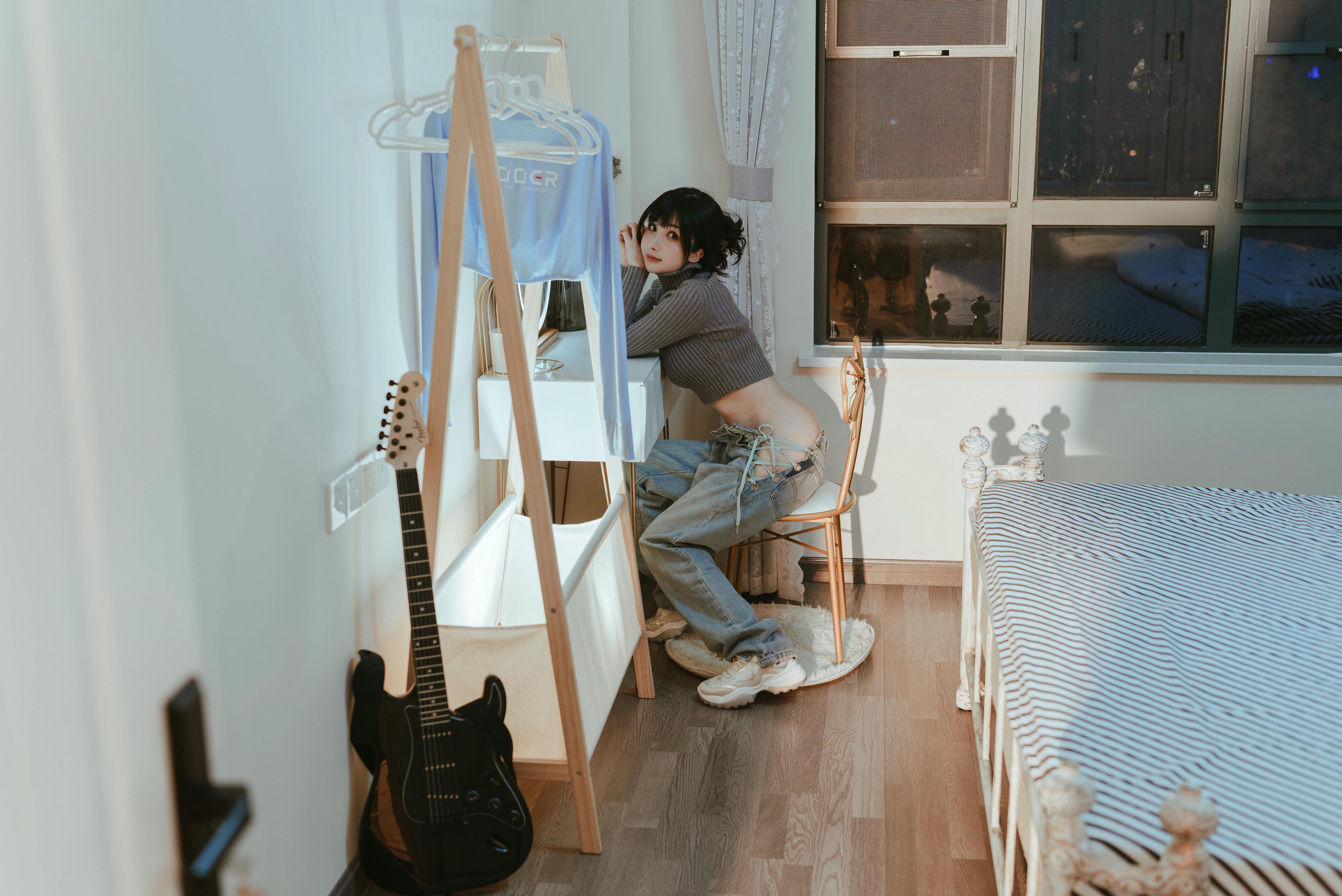 rioko凉凉子 NO.079 吉他妹妹2.0 [40P-609MB]_第1集