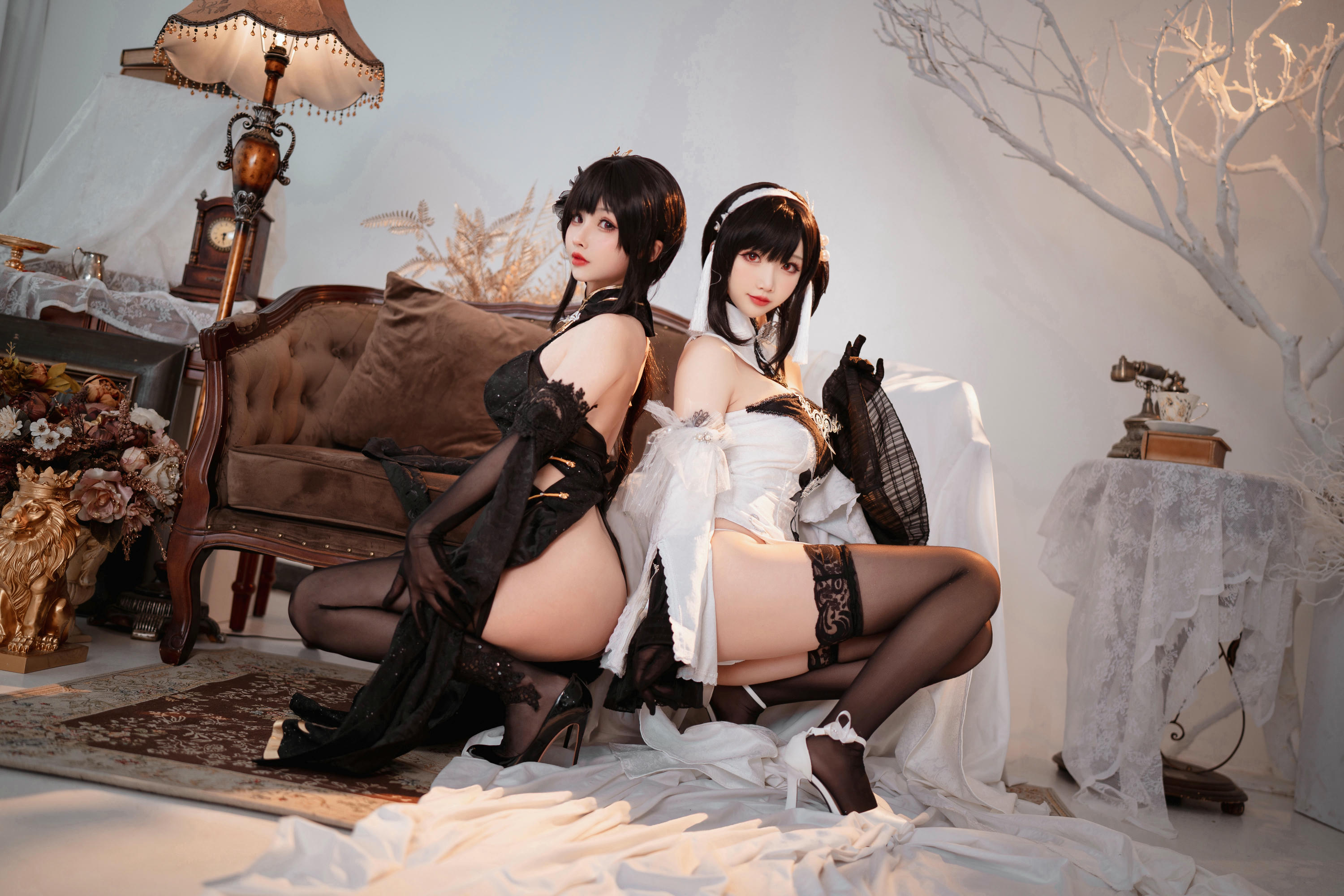 rioko凉凉子 NO.097 黑白镇海双人 [35P+1V]-双人_第1集