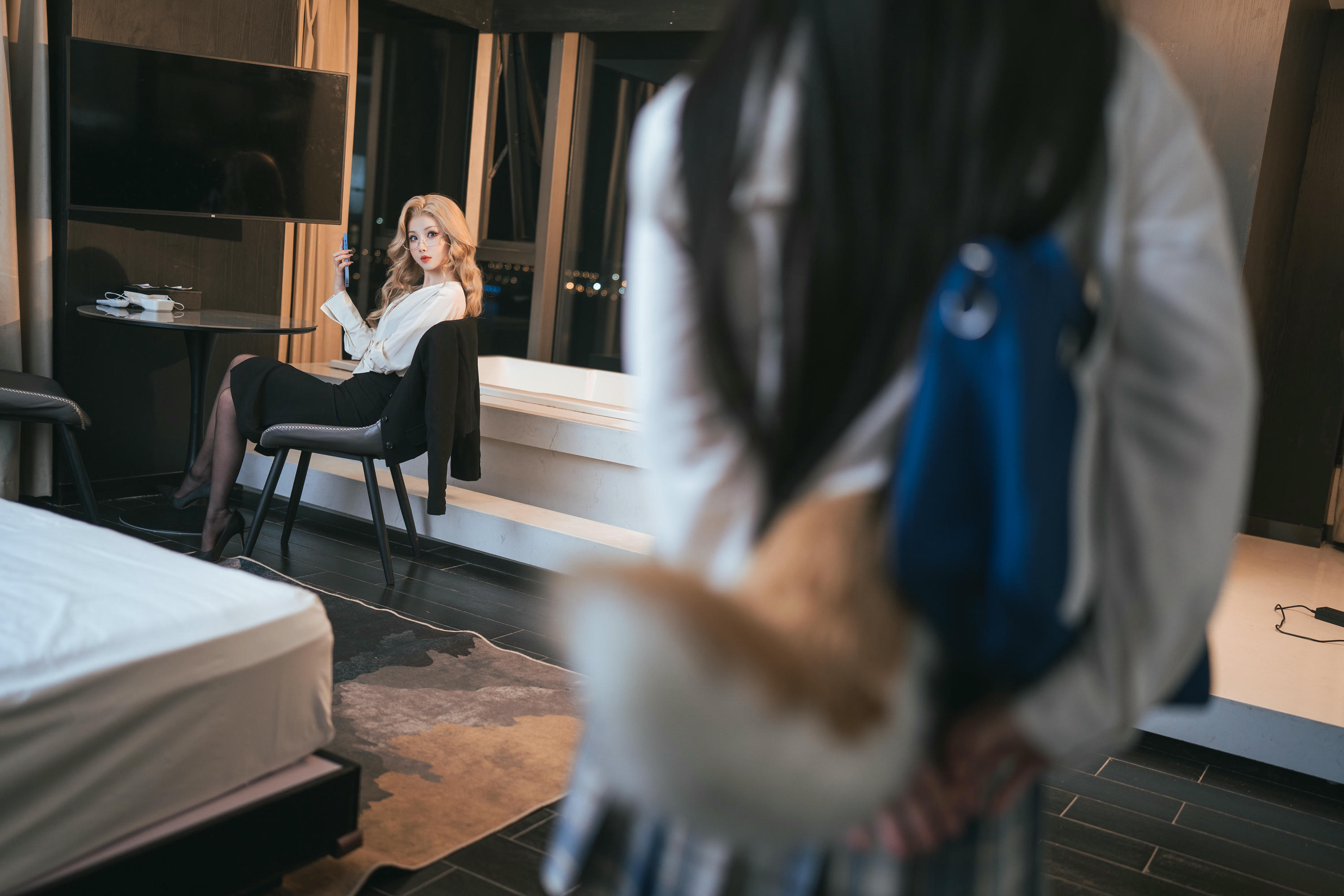 rioko凉凉子 NO.106 &面饼仙儿  女总裁 [95P14V 1.6GB]-双人_第1集