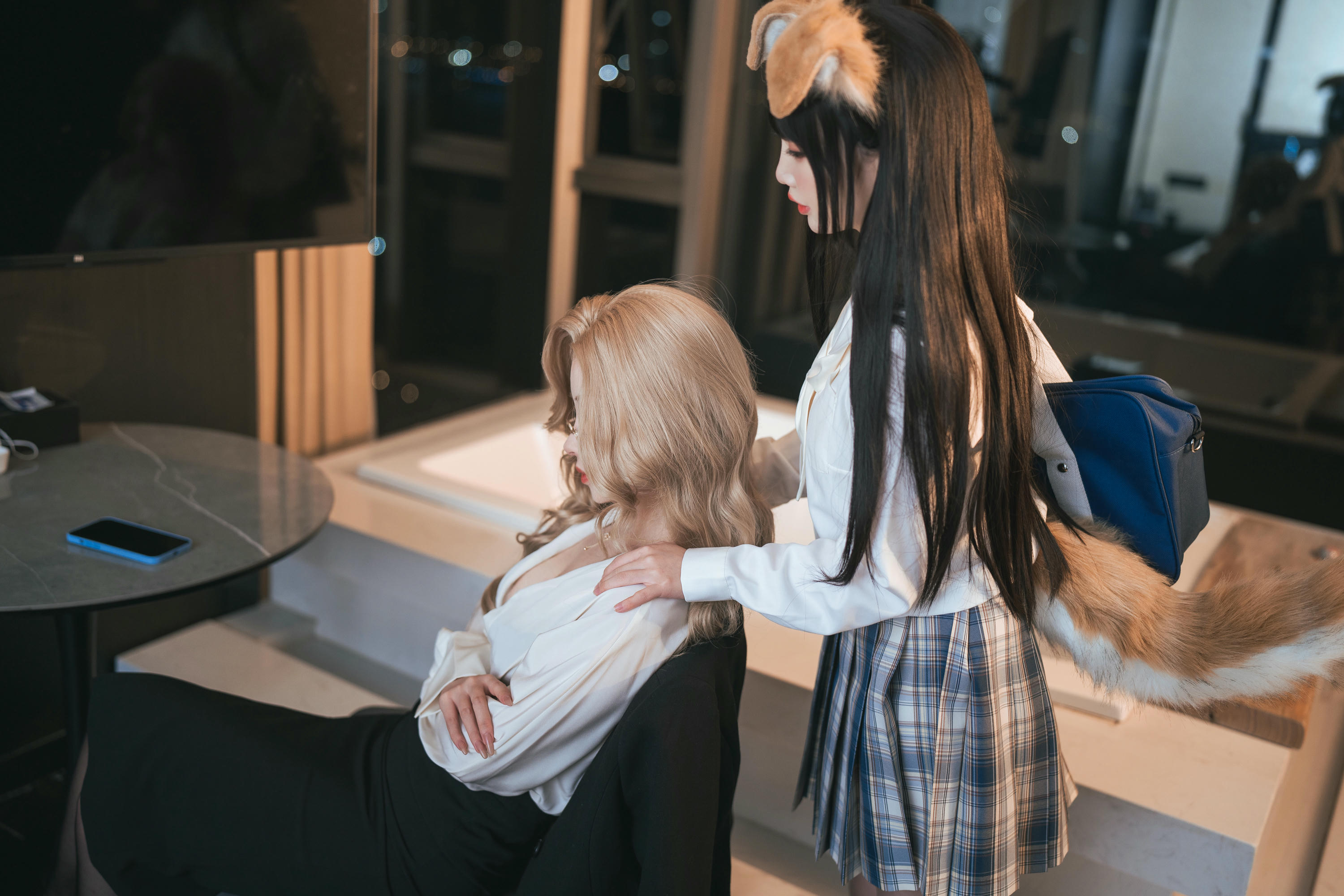 rioko凉凉子 NO.106 &面饼仙儿  女总裁 [95P14V 1.6GB]-双人_第1集