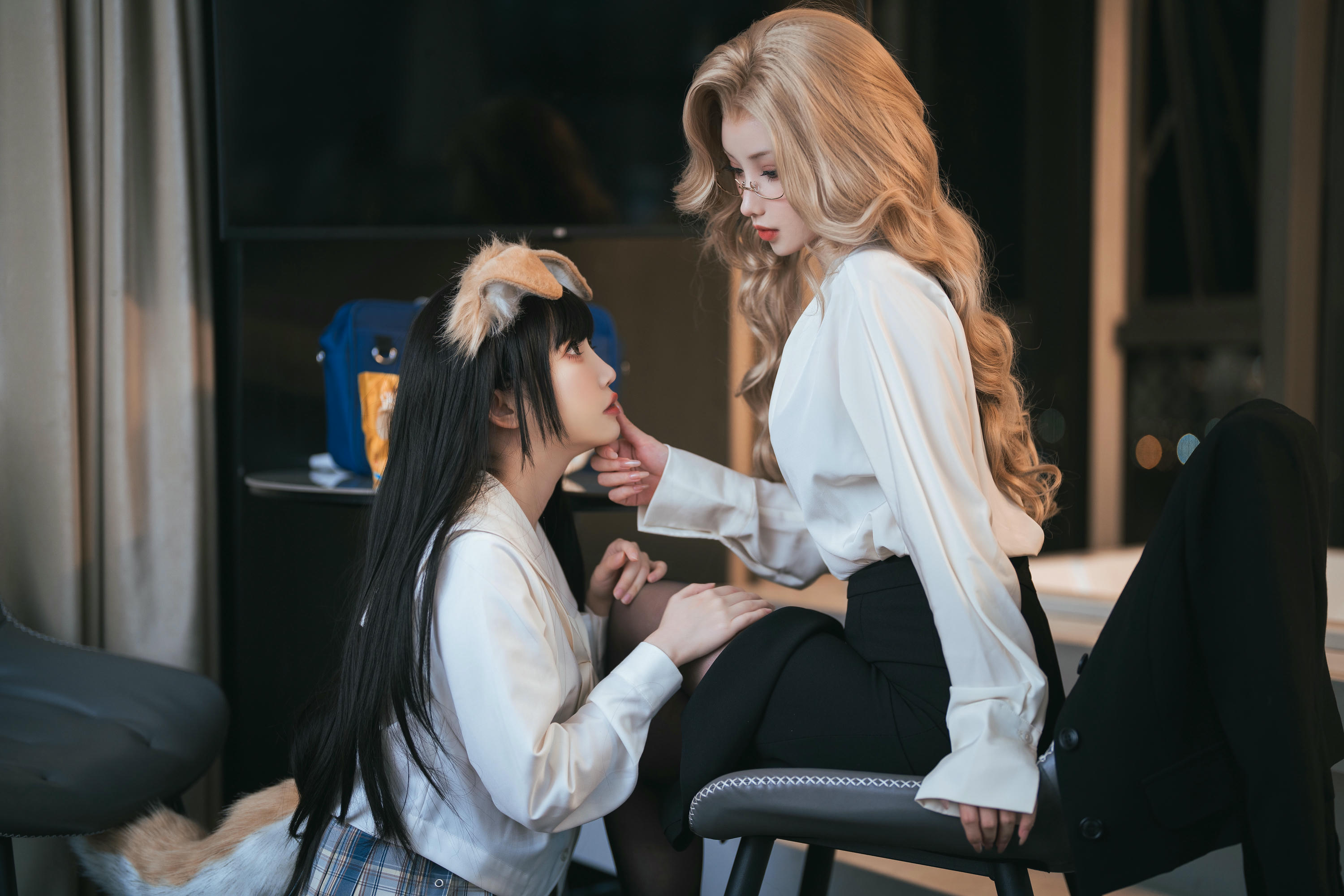 rioko凉凉子 NO.106 &面饼仙儿  女总裁 [95P14V 1.6GB]-双人_第1集