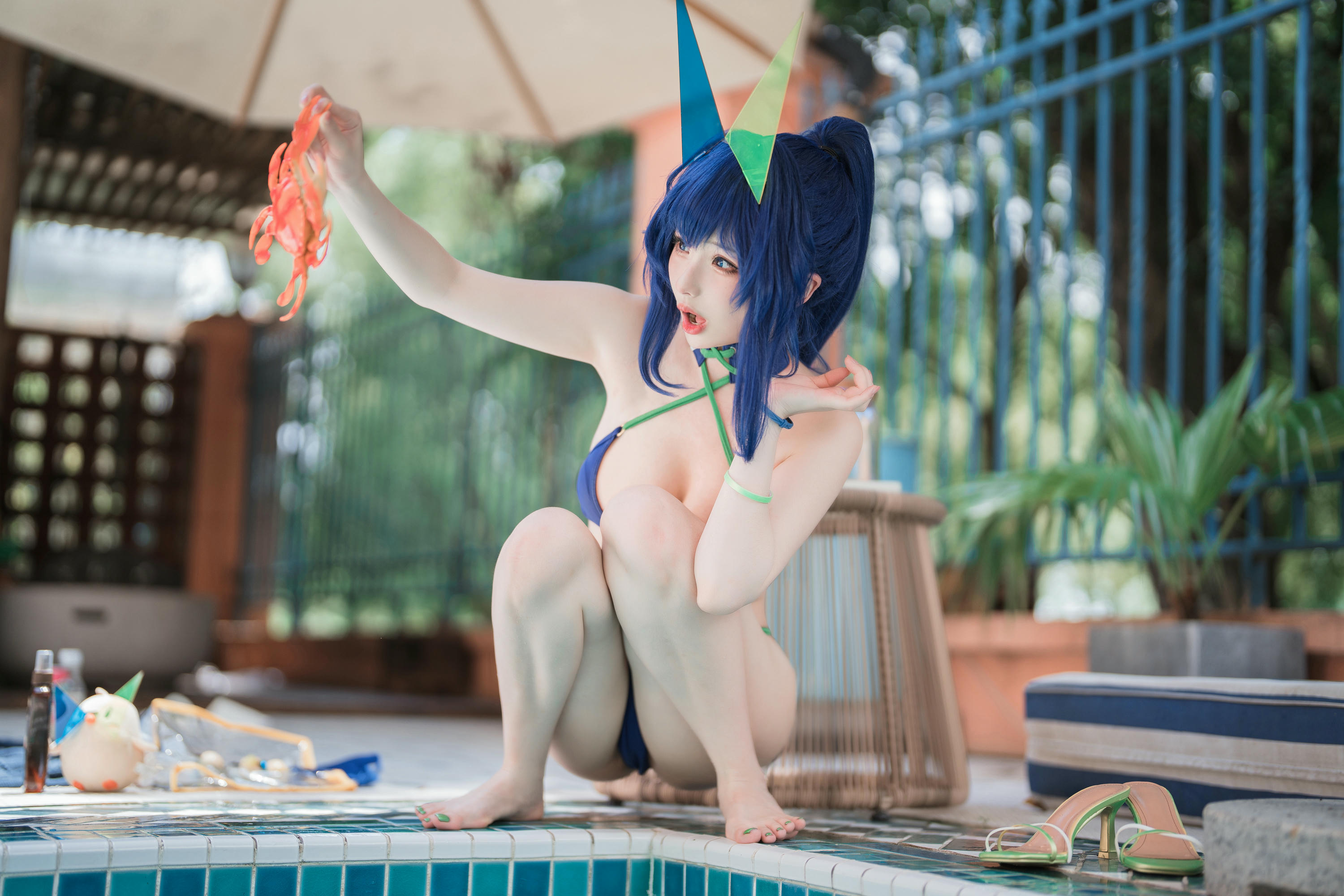 rioko凉凉子 NO.119 碧蓝航线 花园[40P-1V-680.2M]_第1集