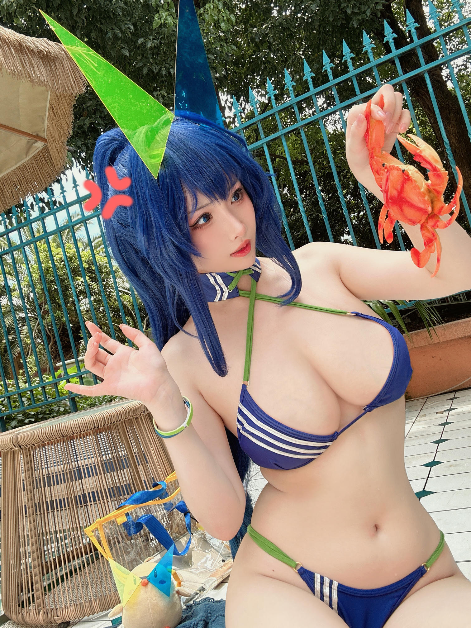 rioko凉凉子 NO.119 碧蓝航线 花园[40P-1V-680.2M]-自拍+mv_第1集