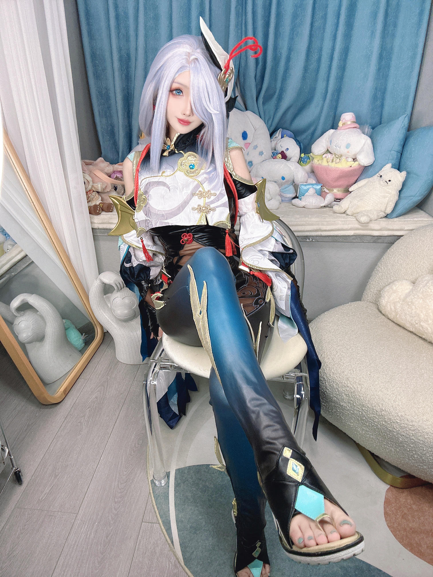 rioko凉凉子 NO.122 有点那个的申鹤 [35P11V 904MB]_第1集