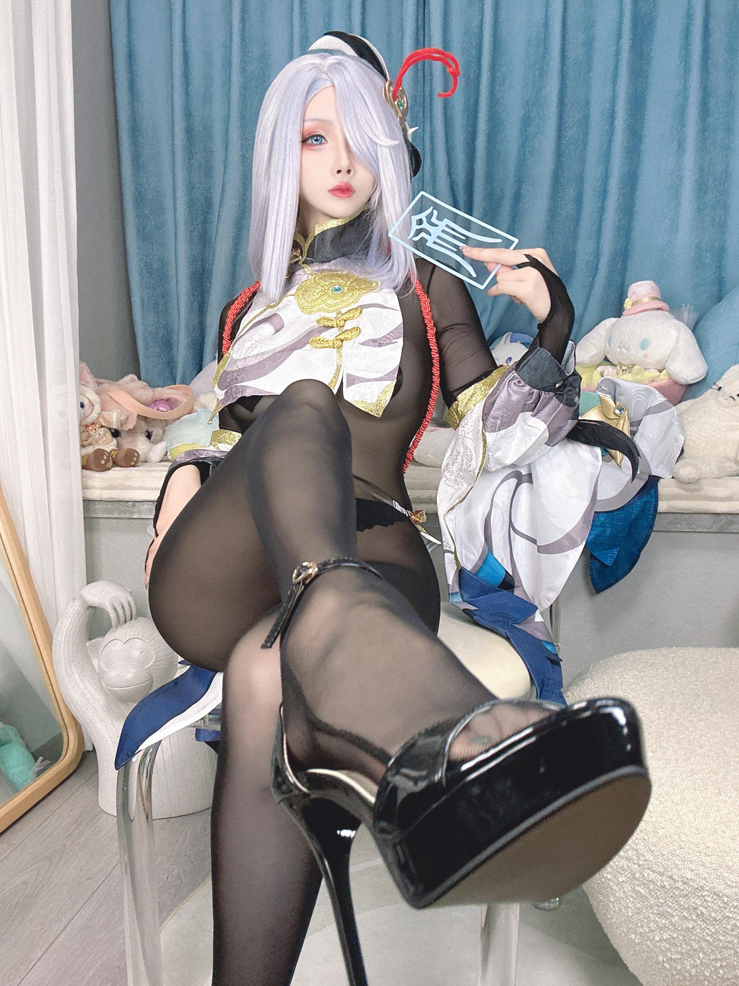 rioko凉凉子 NO.122 有点那个的申鹤 [35P11V 904MB]_第2集