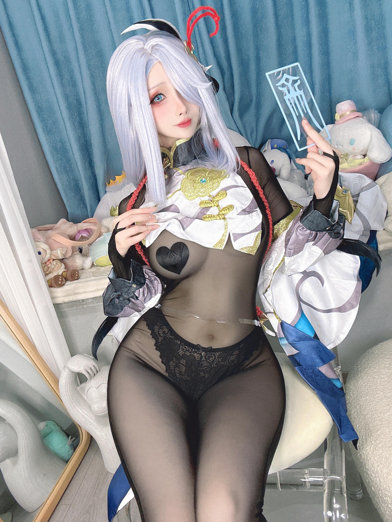 rioko凉凉子 NO.122 有点那个的申鹤 [35P11V 904MB]_第2集