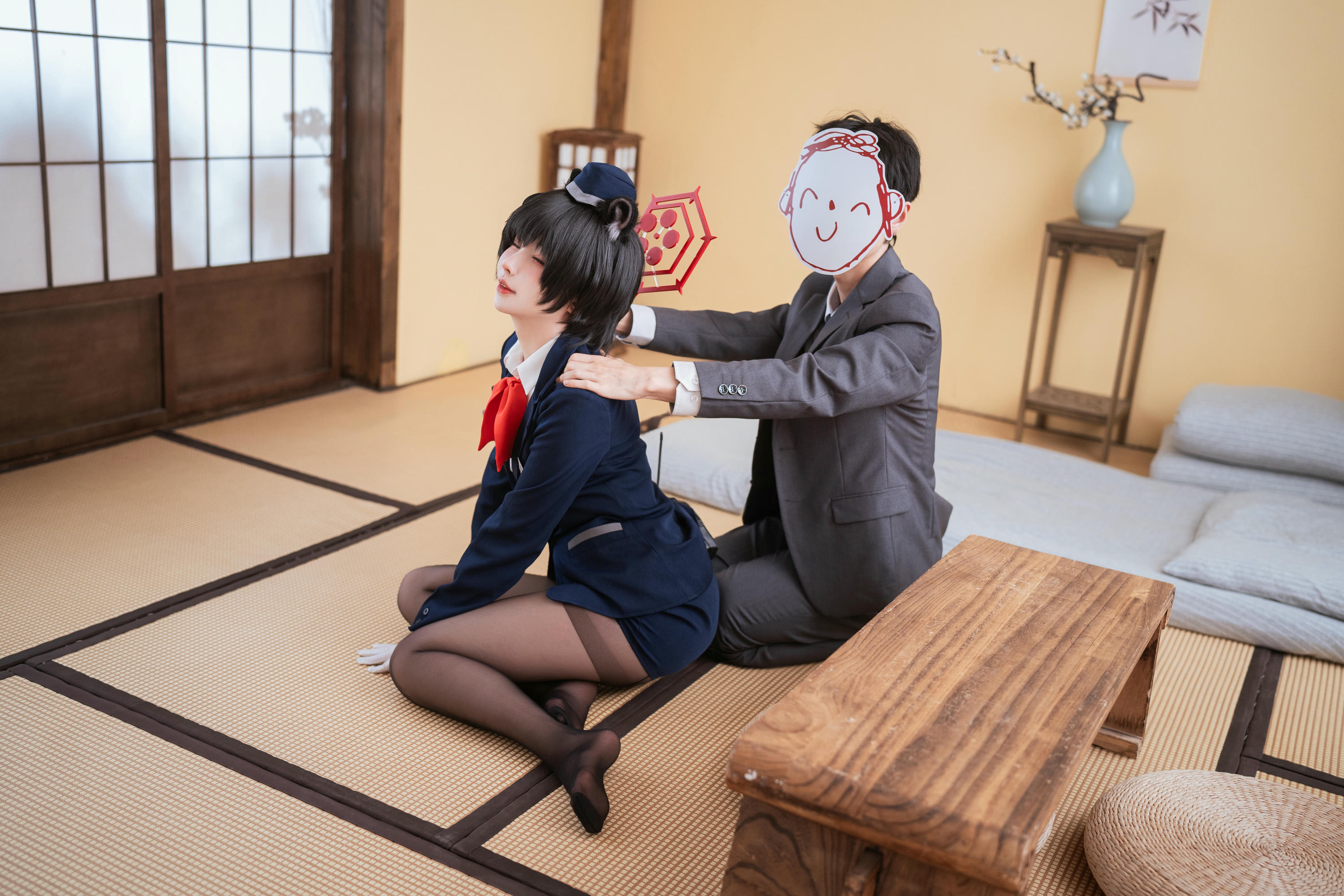 rioko凉凉子 NO.133 蔚蓝档案椿导游 [62P12V 1GB]_第1集