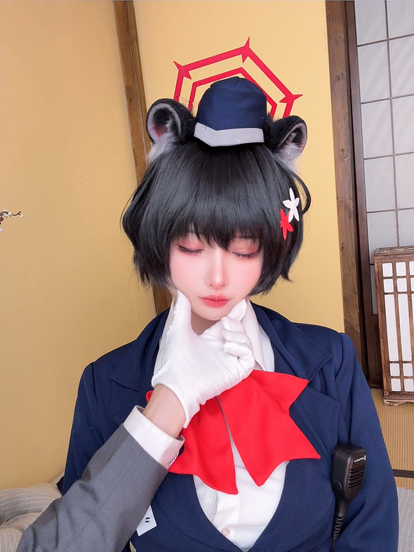 rioko凉凉子 NO.133 蔚蓝档案椿导游 [62P12V 1GB]-自拍＆小视频_第1集