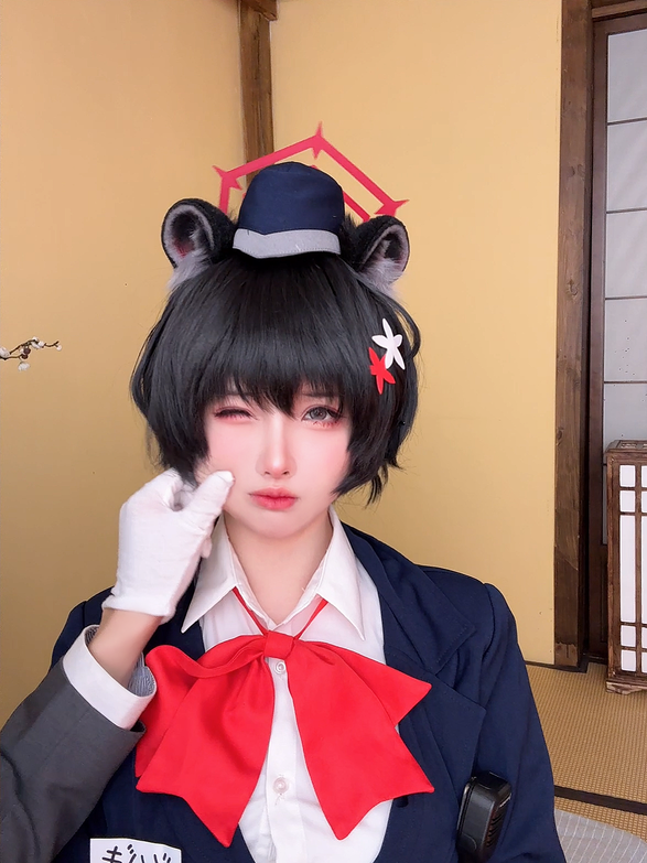 rioko凉凉子 NO.133 蔚蓝档案椿导游 [62P12V 1GB]-自拍＆小视频_第1集